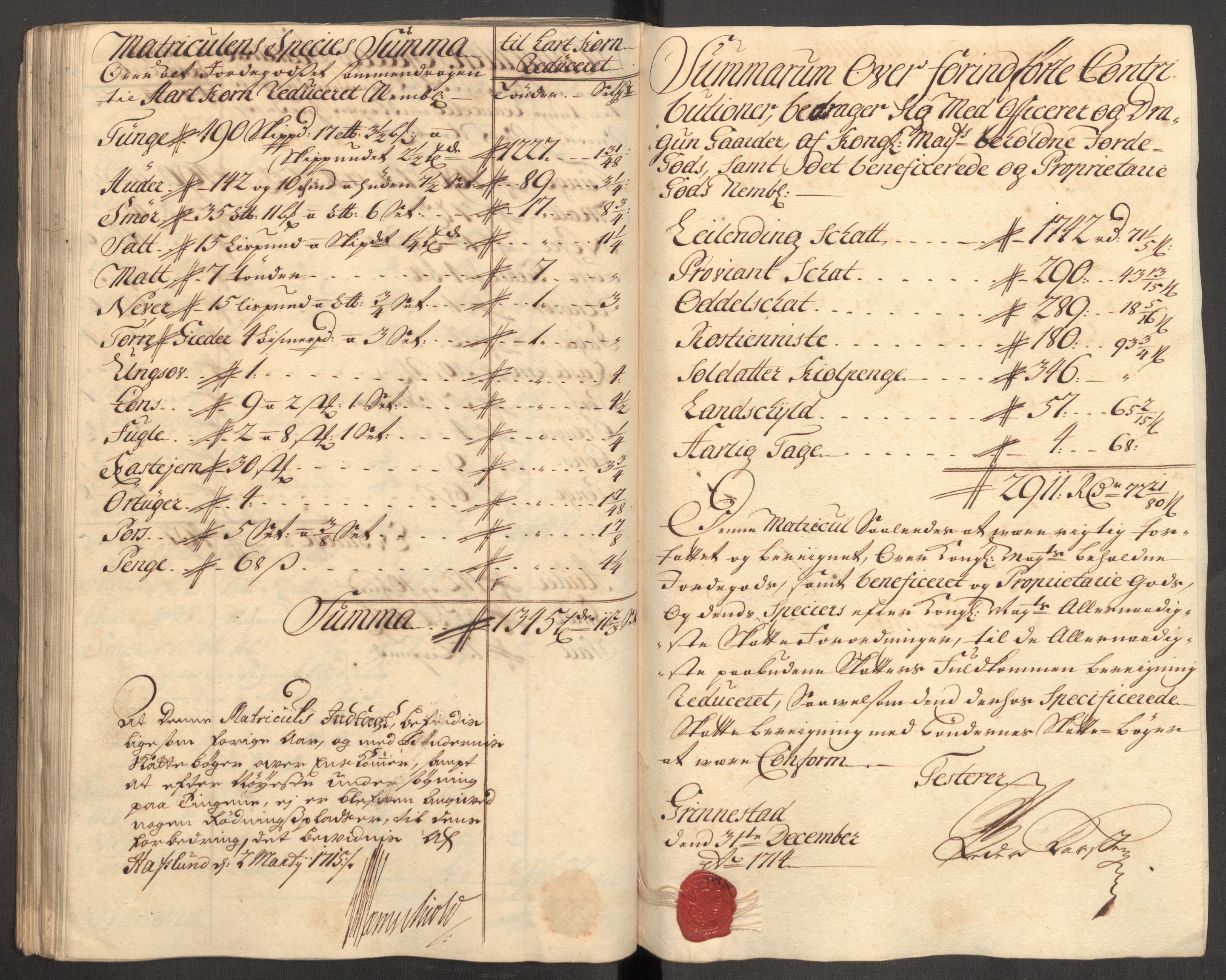 Rentekammeret inntil 1814, Reviderte regnskaper, Fogderegnskap, AV/RA-EA-4092/R07/L0308: Fogderegnskap Rakkestad, Heggen og Frøland, 1714, p. 100