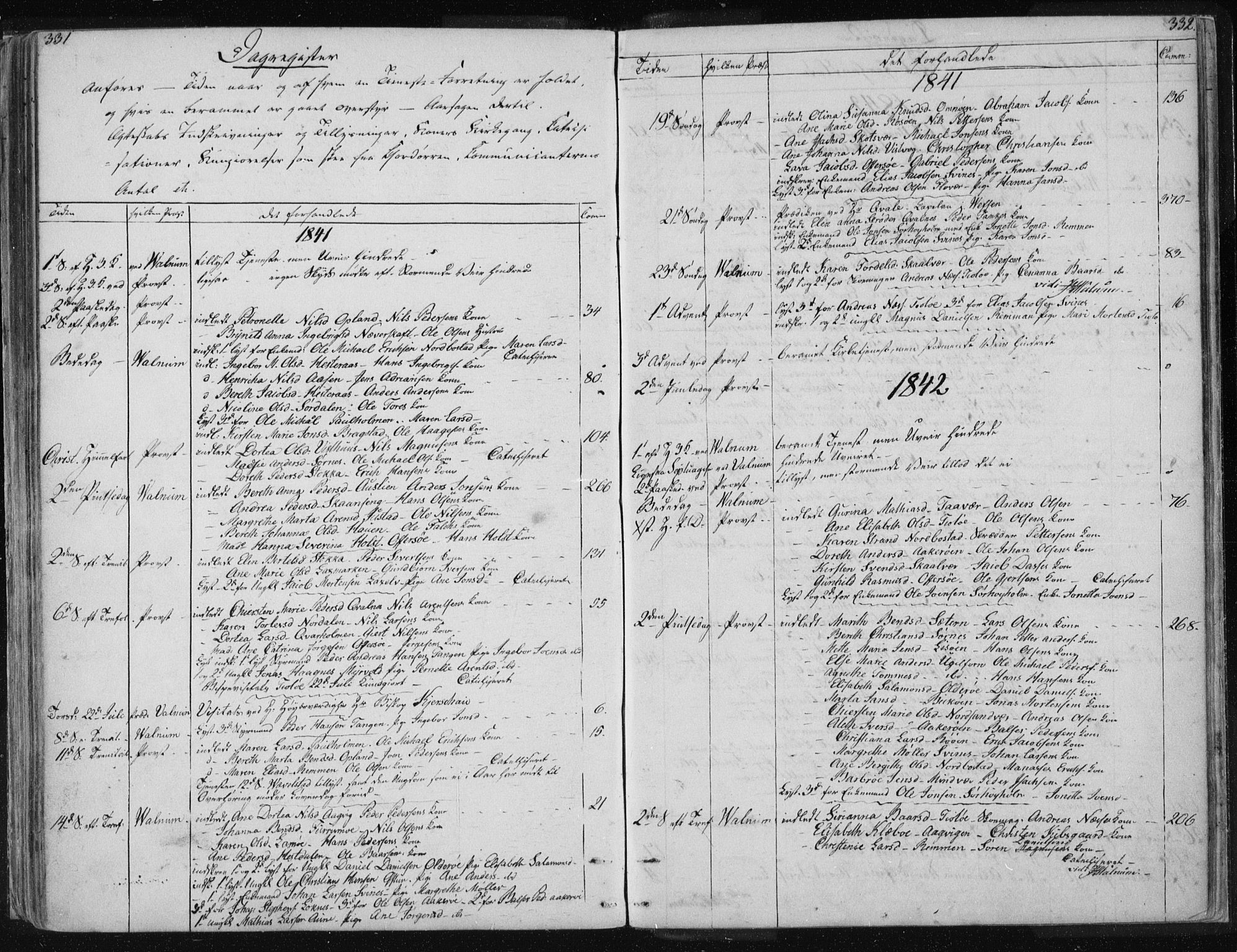 Ministerialprotokoller, klokkerbøker og fødselsregistre - Nordland, SAT/A-1459/817/L0266: Parish register (copy) no. 817C01, 1841-1869, p. 331-332