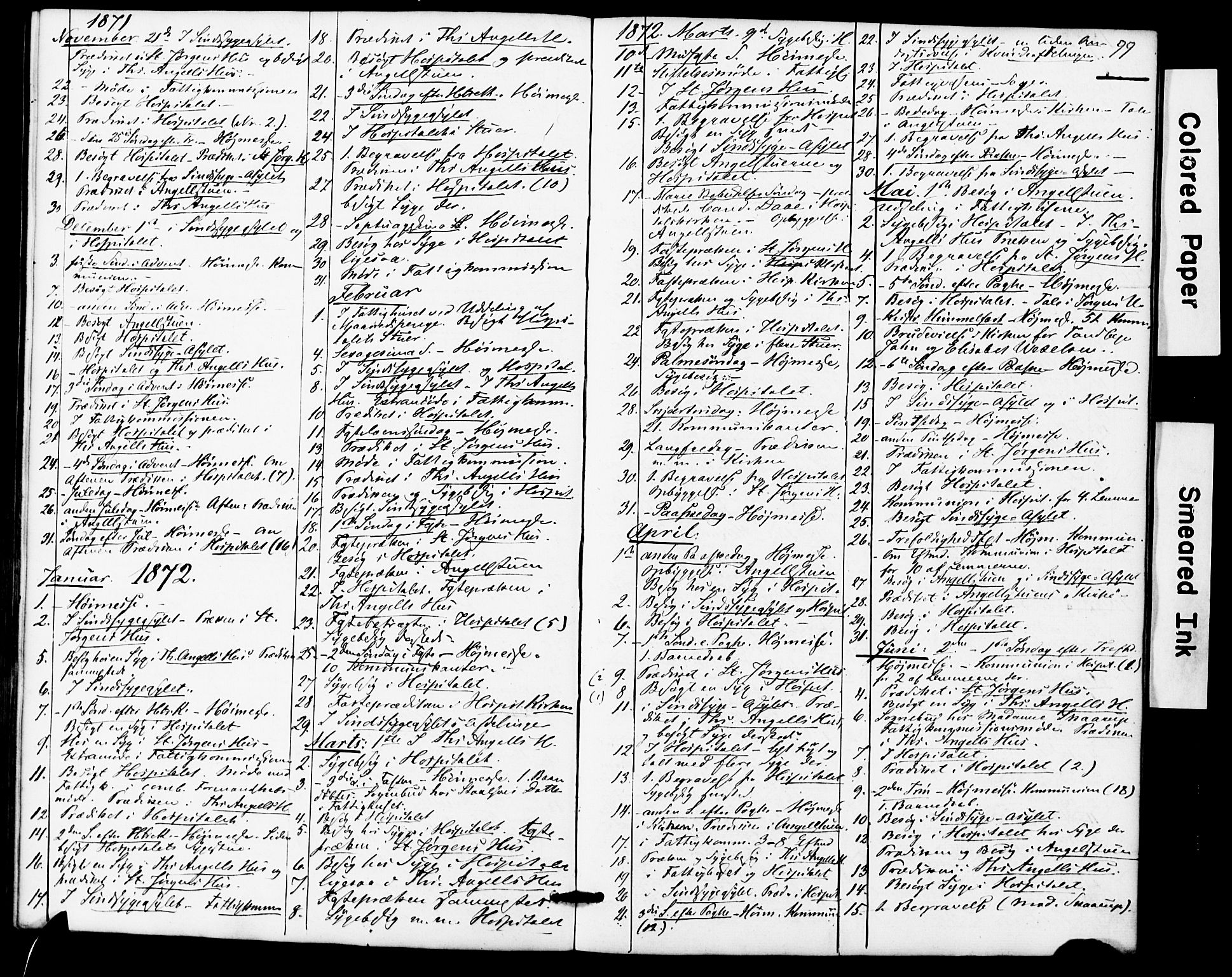 Ministerialprotokoller, klokkerbøker og fødselsregistre - Sør-Trøndelag, SAT/A-1456/623/L0469: Parish register (official) no. 623A03, 1868-1883, p. 99
