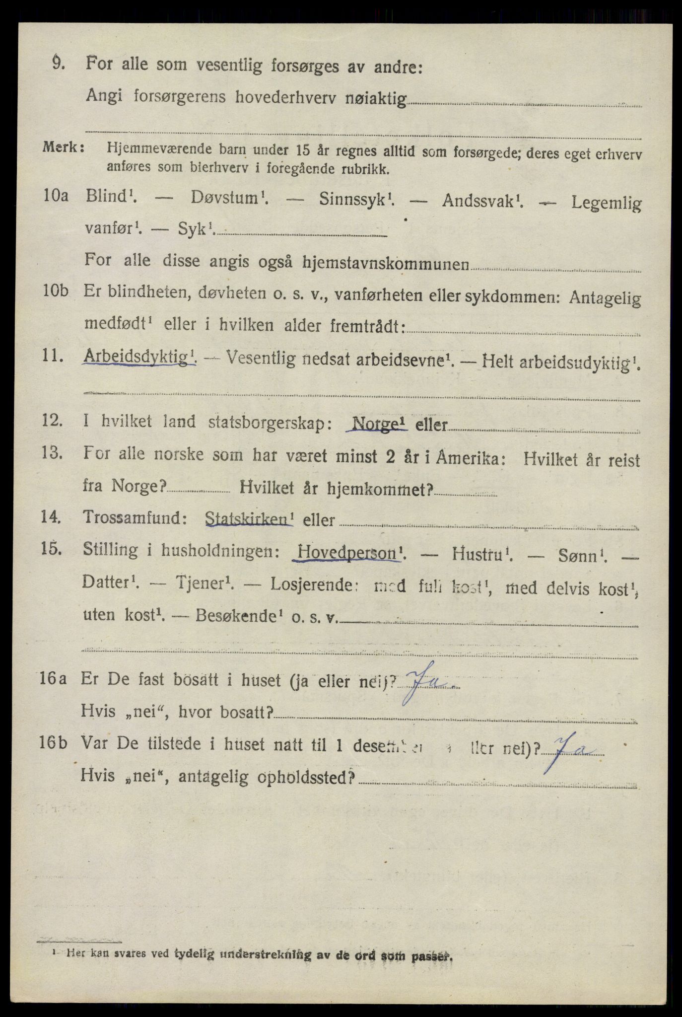 SAO, 1920 census for Hurdal, 1920, p. 2271