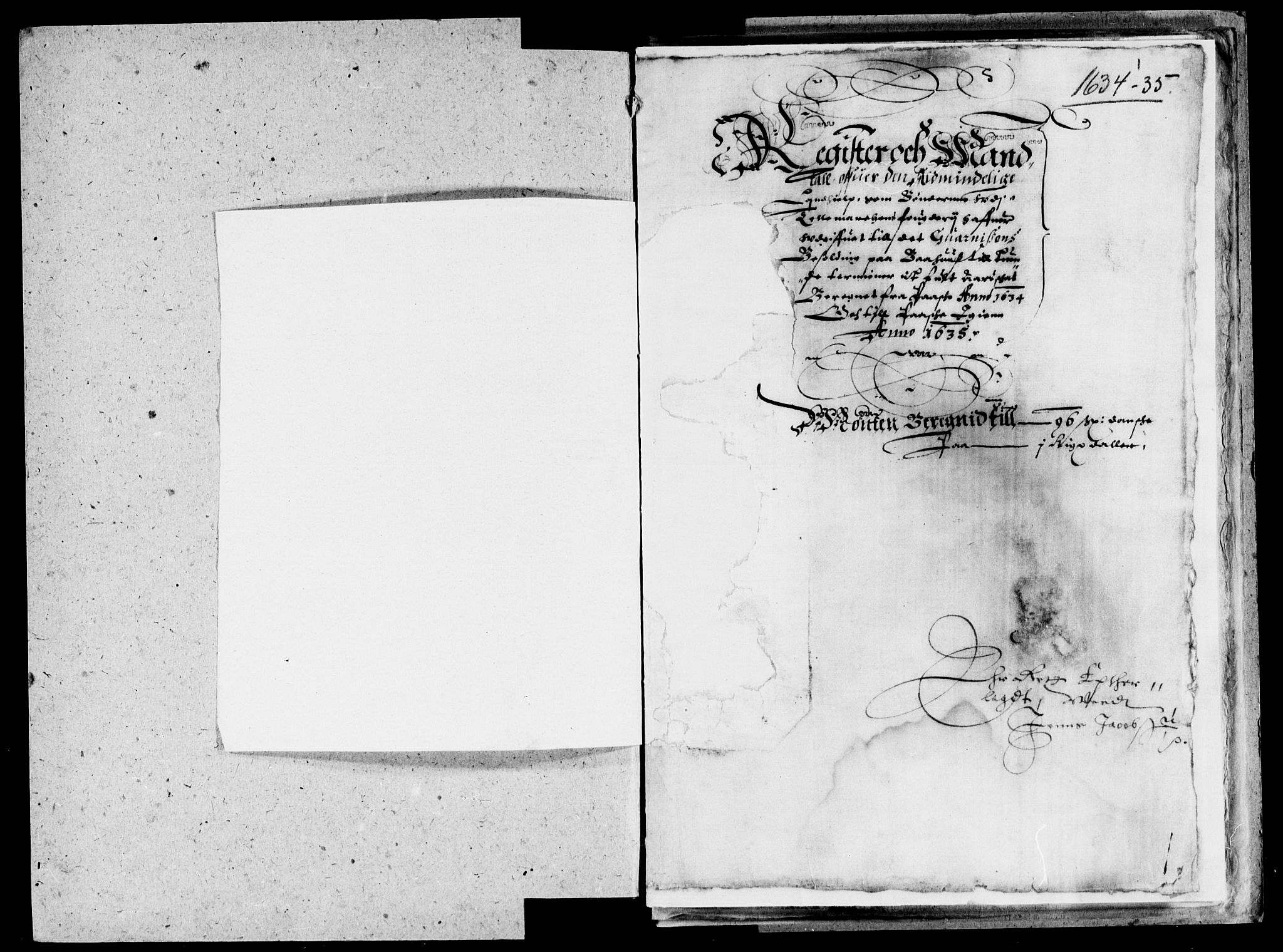 Rentekammeret inntil 1814, Reviderte regnskaper, Lensregnskaper, AV/RA-EA-5023/R/Rb/Rbp/L0018: Bratsberg len, 1634-1636