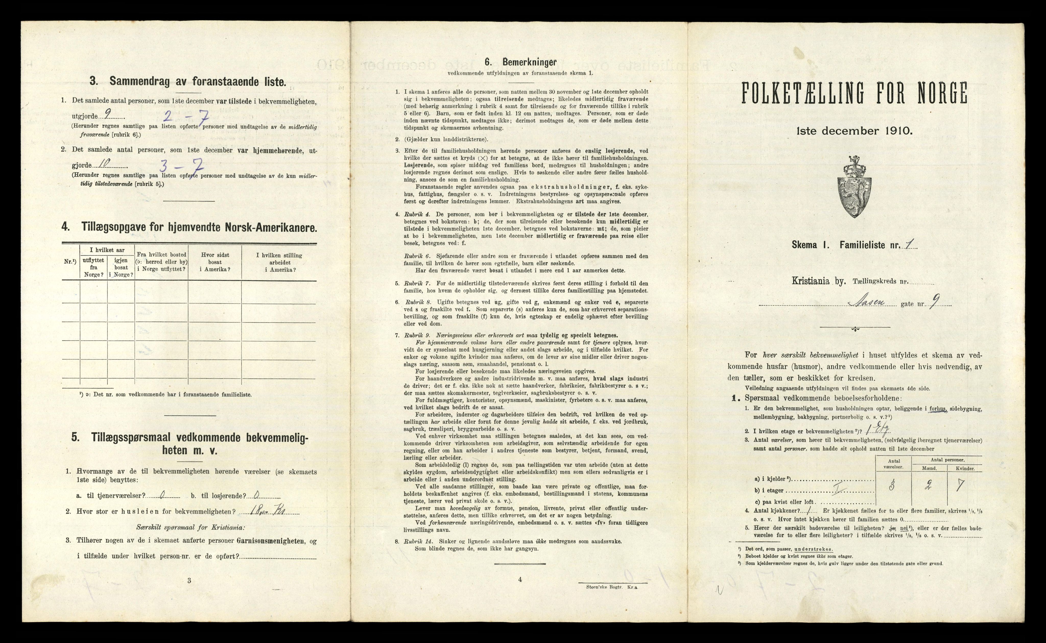 RA, 1910 census for Kristiania, 1910, p. 2025