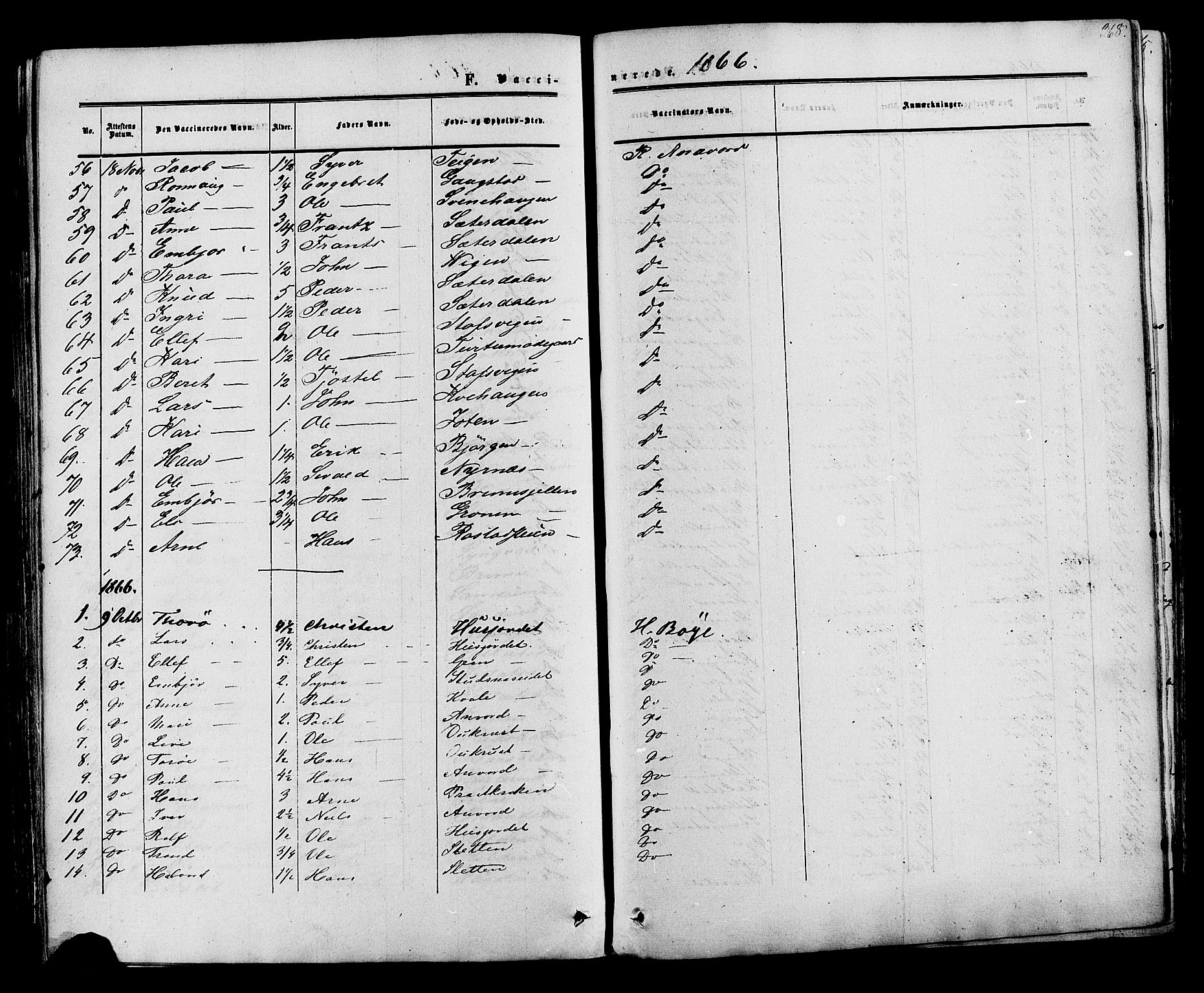 Lom prestekontor, SAH/PREST-070/K/L0007: Parish register (official) no. 7, 1863-1884, p. 368