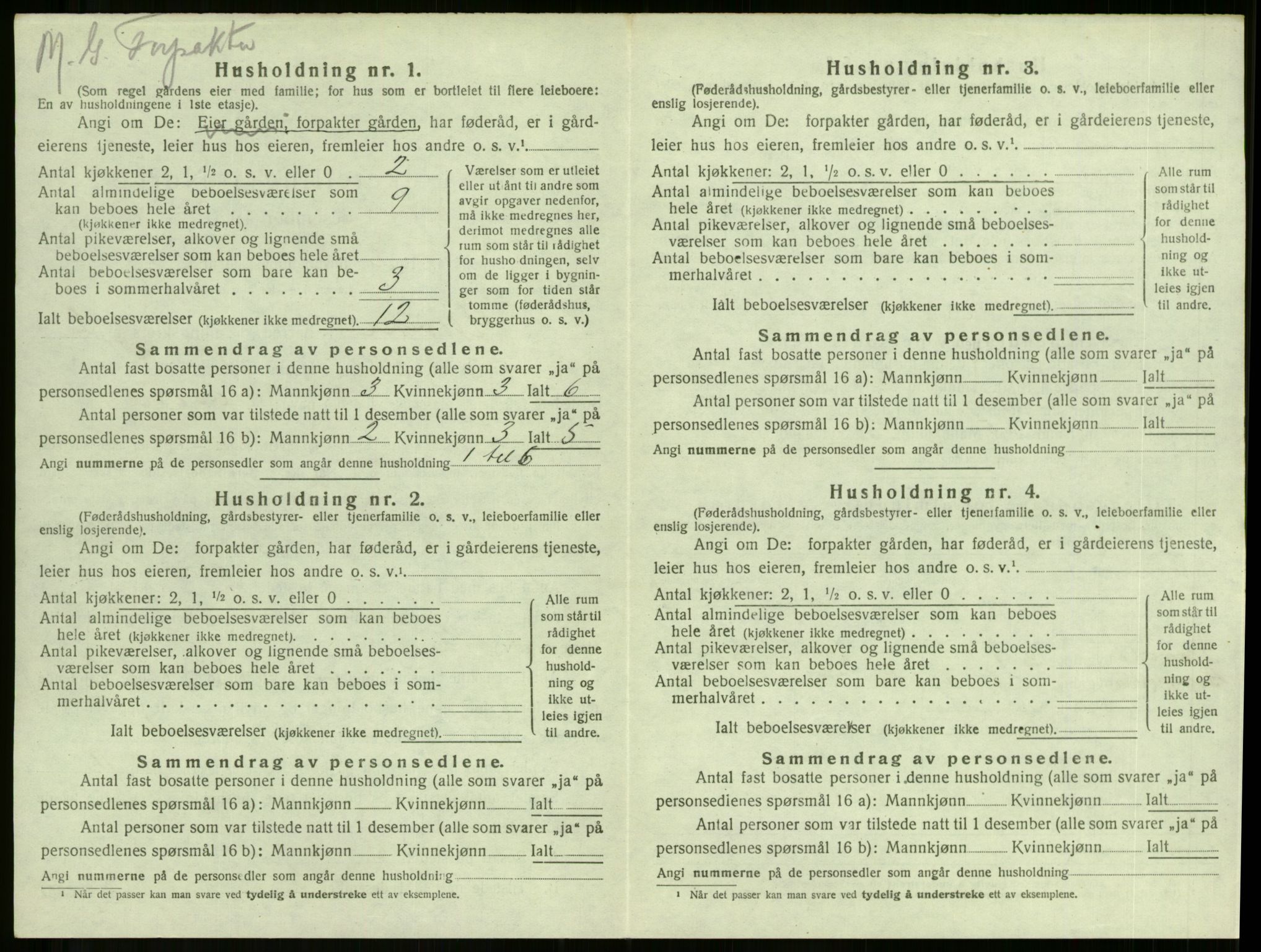 SAKO, 1920 census for Stokke, 1920, p. 471