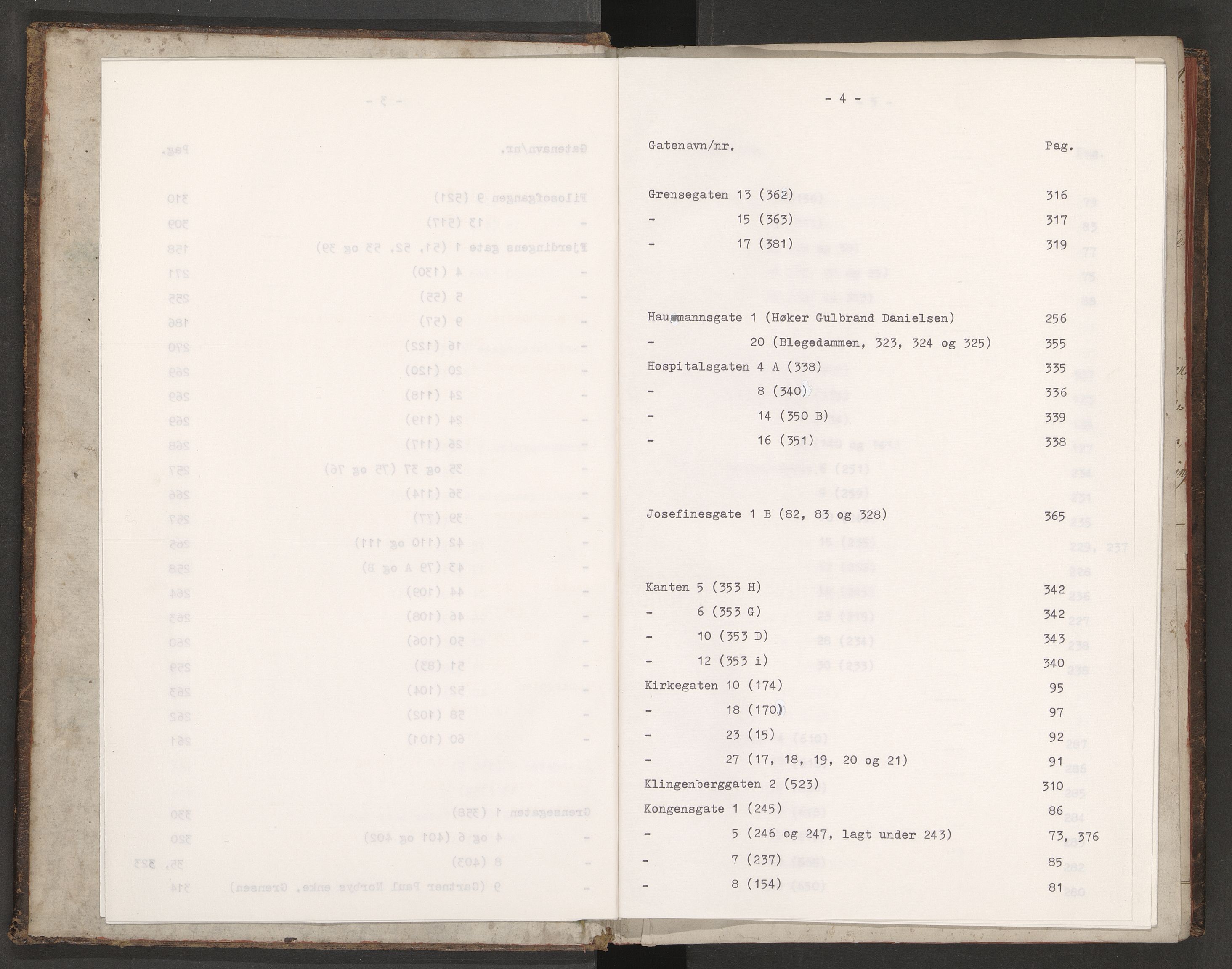 Norges brannkasse, branntakster Oslo, AV/SAO-A-11402/F/Fa/L0003: Branntakstprotokoll, 1807