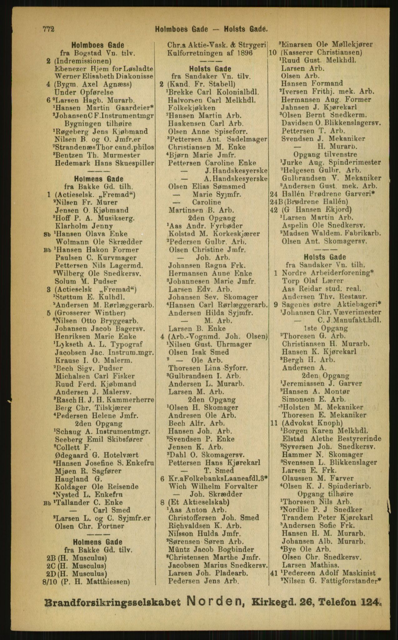 Kristiania/Oslo adressebok, PUBL/-, 1899, p. 772