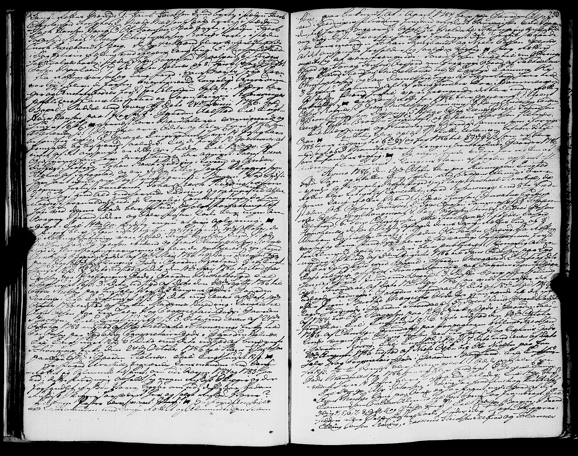 Salten sorenskriveri, AV/SAT-A-4578/1/1/1A/L0016: Tingbok, fol. 211-433, 1785-1792, p. 249b-250a