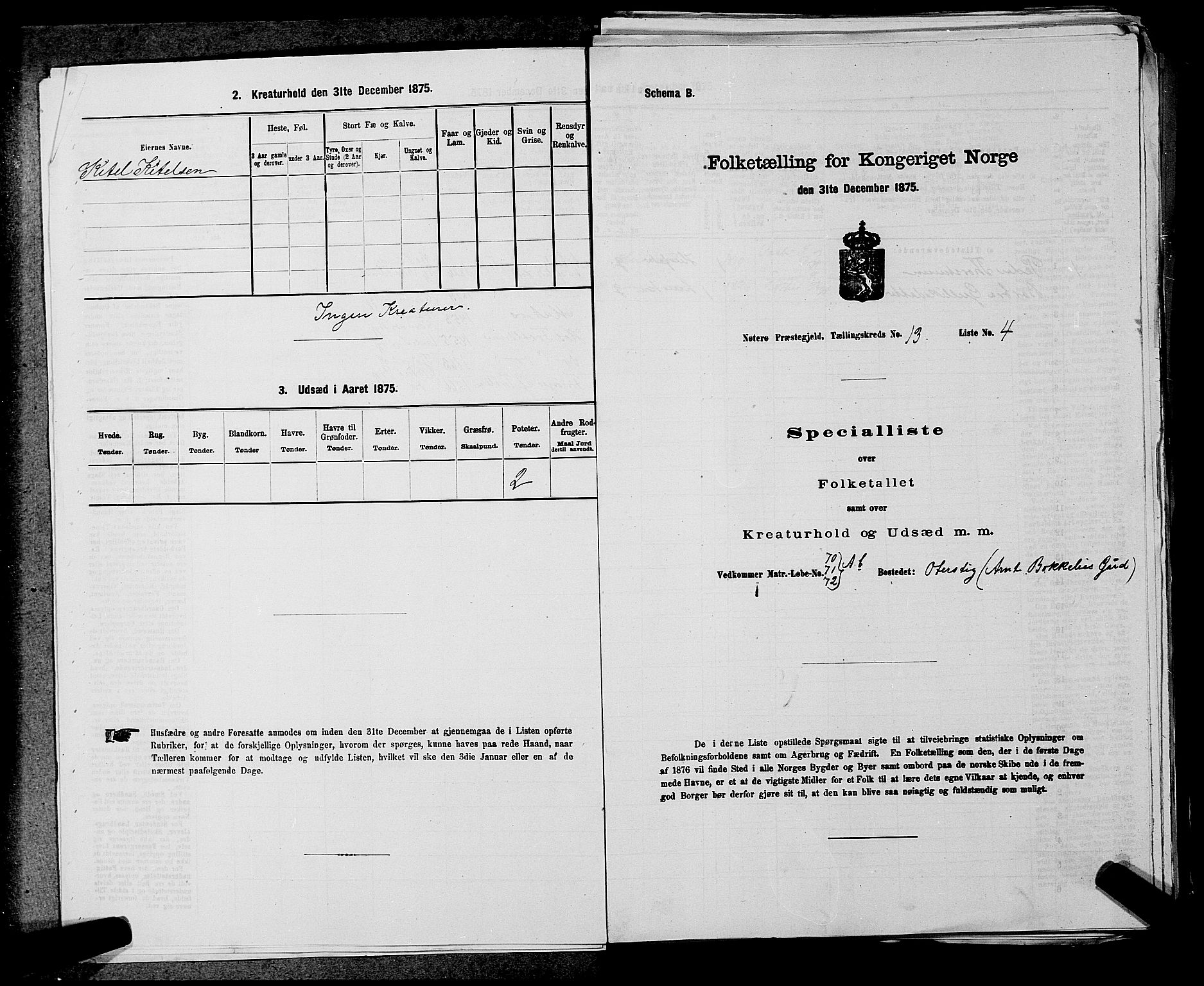 SAKO, 1875 census for 0722P Nøtterøy, 1875, p. 2853