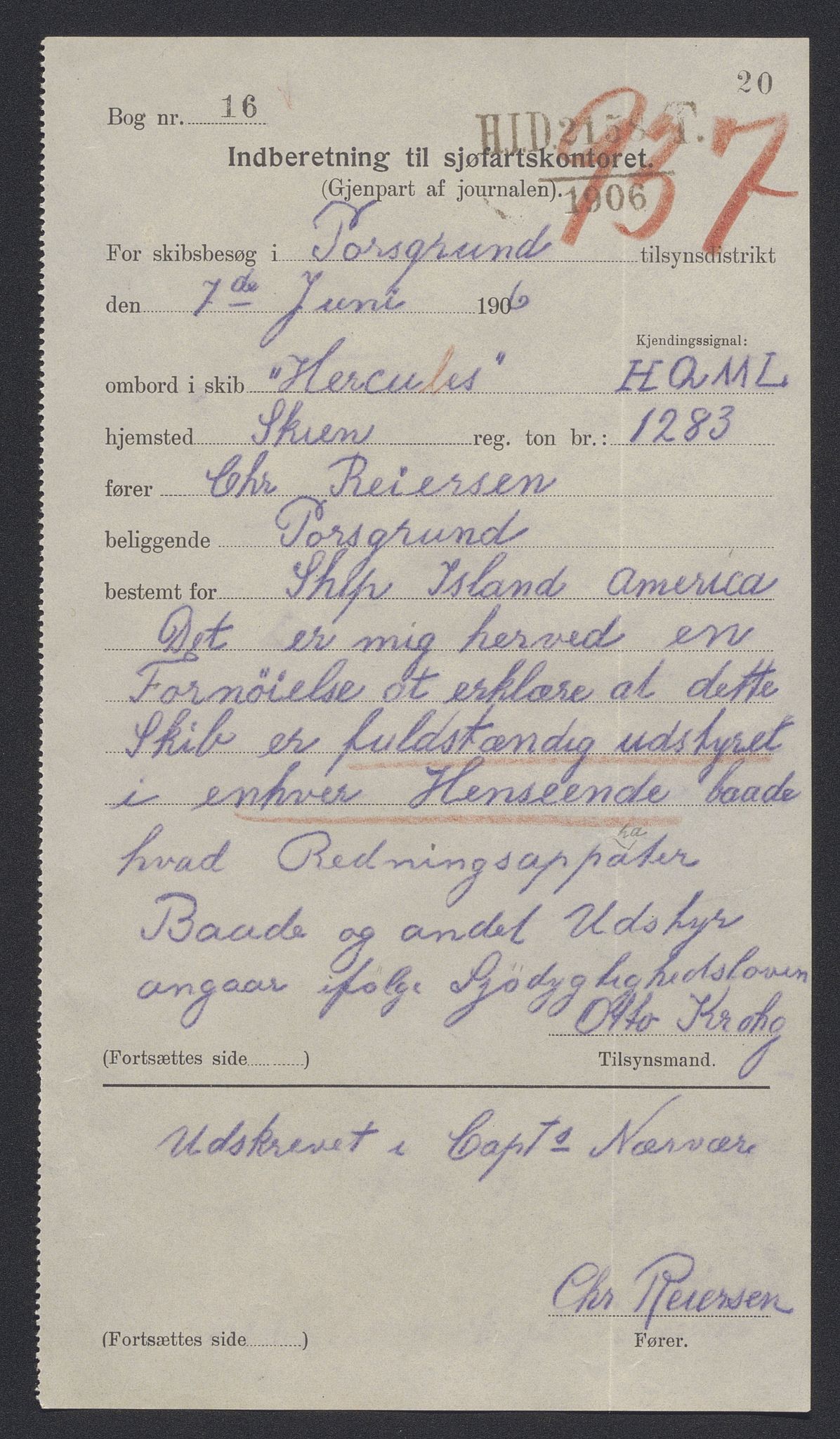 Sjøfartsdirektoratet med forløpere, skipsmapper slettede skip, AV/RA-S-4998/F/Fa/L0496: --, 1868-1923, p. 23