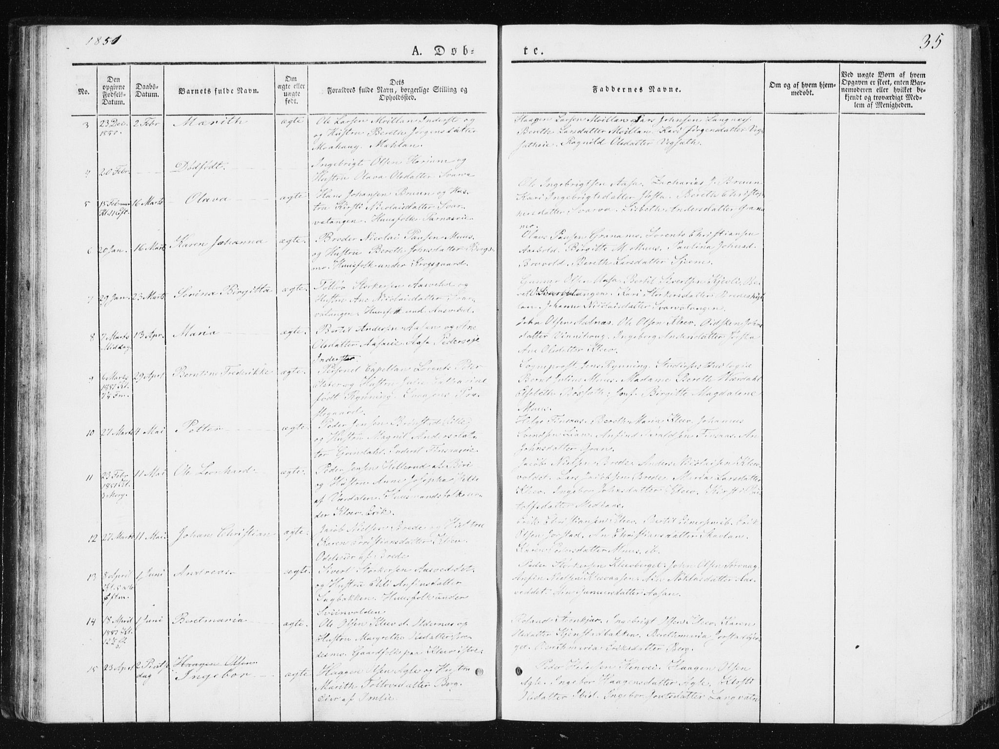 Ministerialprotokoller, klokkerbøker og fødselsregistre - Nord-Trøndelag, AV/SAT-A-1458/749/L0470: Parish register (official) no. 749A04, 1834-1853, p. 35