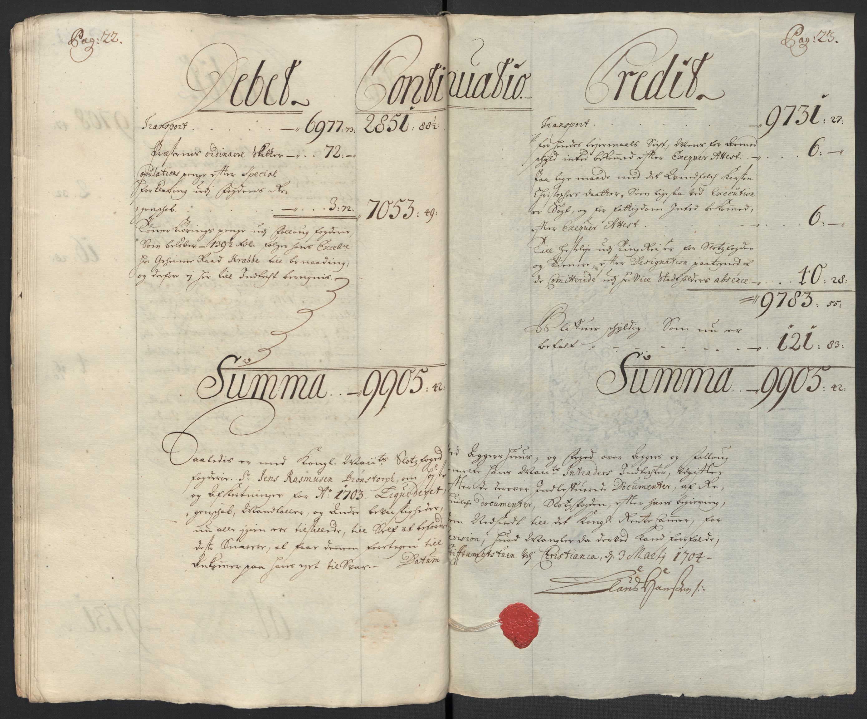 Rentekammeret inntil 1814, Reviderte regnskaper, Fogderegnskap, RA/EA-4092/R10/L0445: Fogderegnskap Aker og Follo, 1703-1704, p. 28