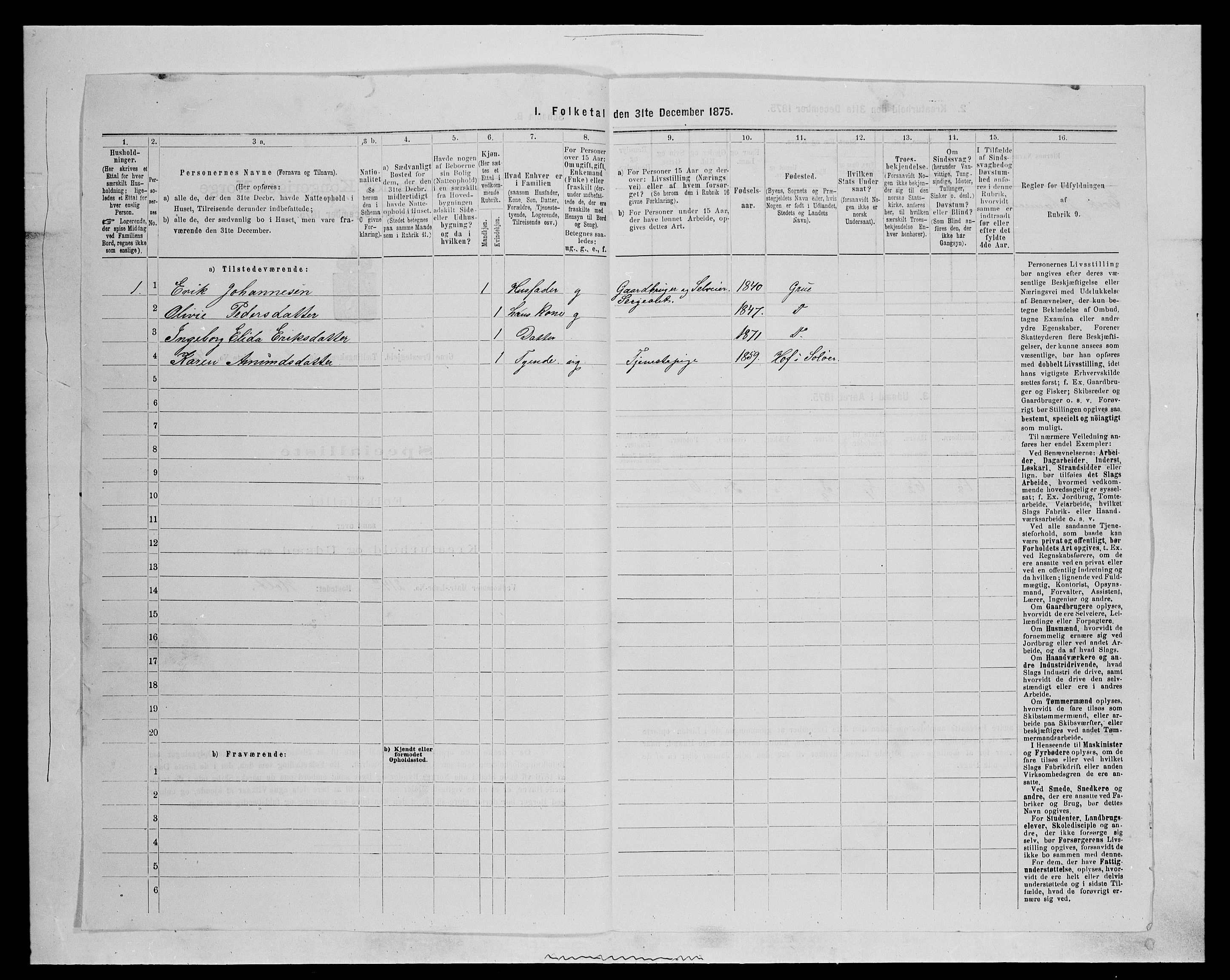 SAH, 1875 census for 0423P Grue, 1875, p. 1574