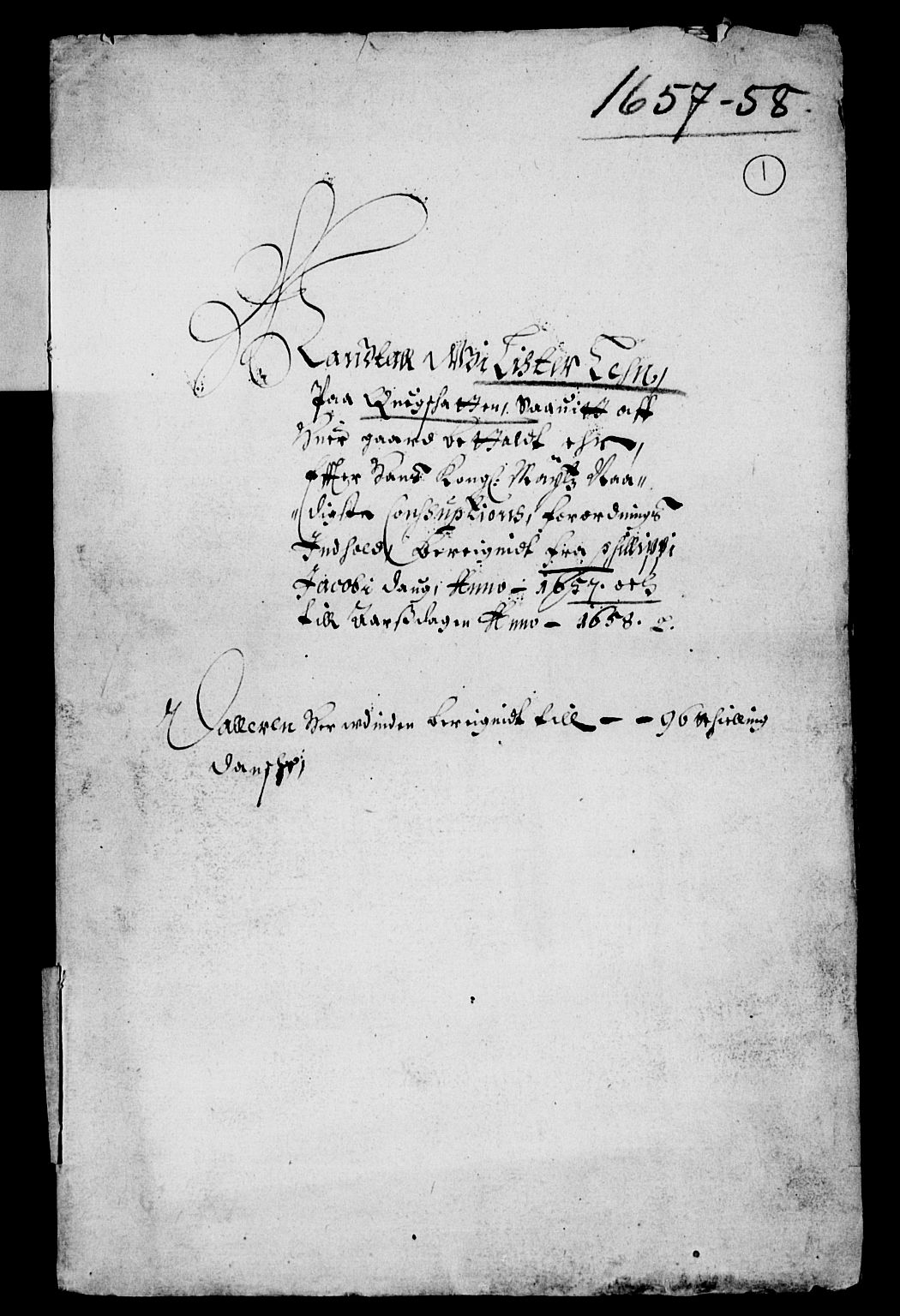 Rentekammeret inntil 1814, Reviderte regnskaper, Lensregnskaper, AV/RA-EA-5023/R/Rb/Rbr/L0021: Lista len, 1655-1659