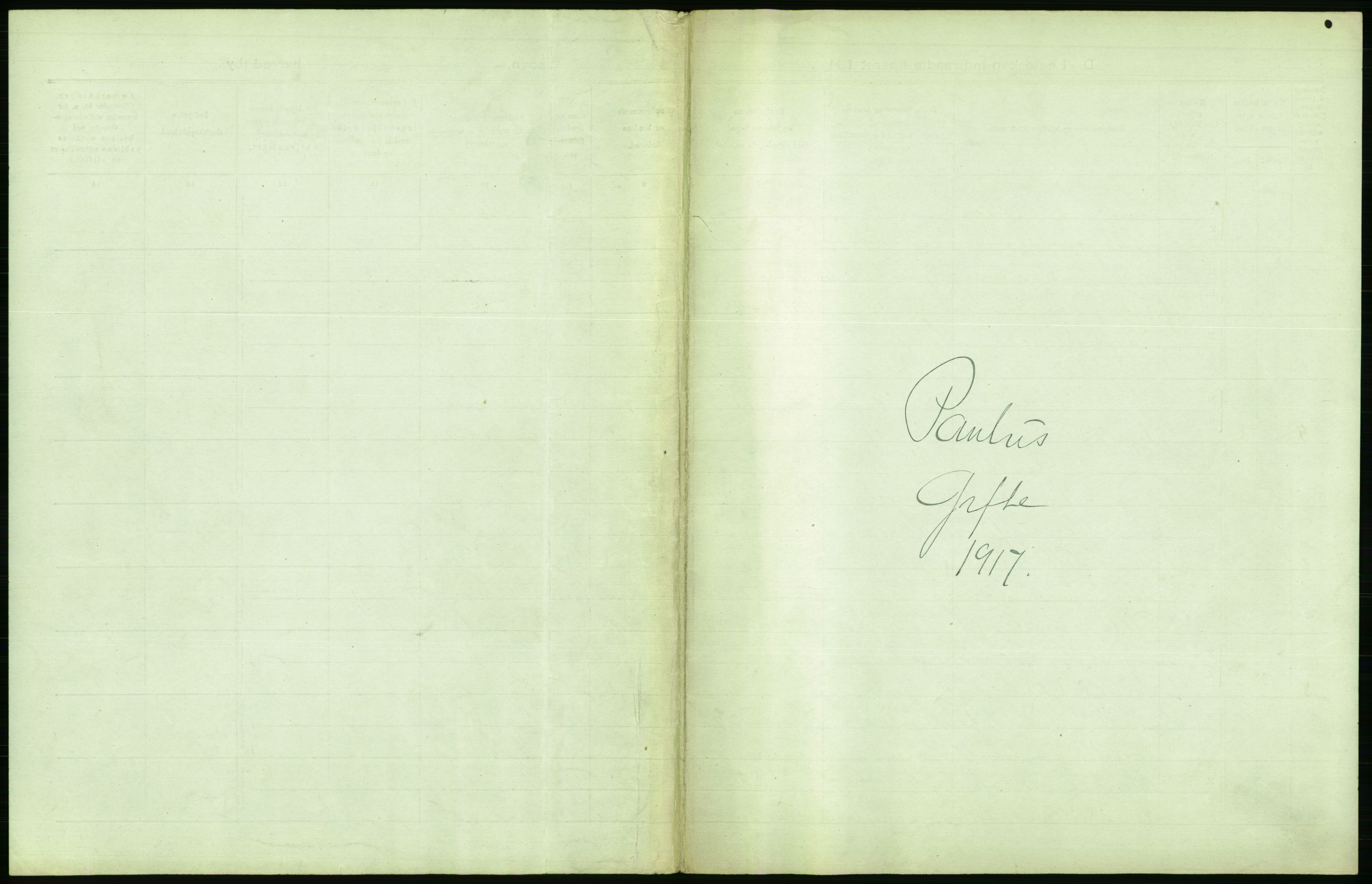 Statistisk sentralbyrå, Sosiodemografiske emner, Befolkning, AV/RA-S-2228/D/Df/Dfb/Dfbg/L0009: Kristiania: Gifte, 1917, p. 441