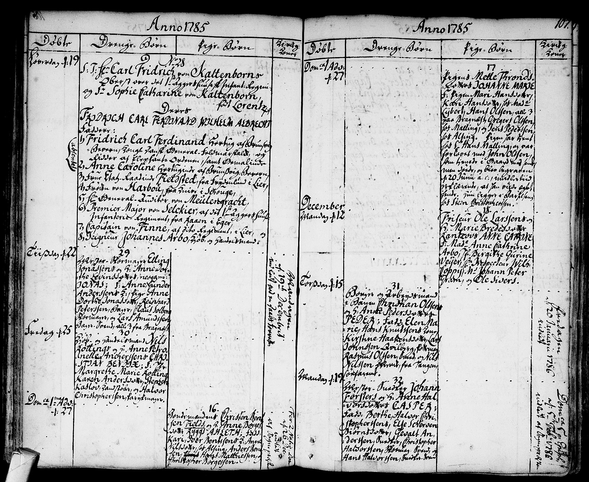 Strømsø kirkebøker, AV/SAKO-A-246/F/Fa/L0009: Parish register (official) no. I 9, 1752-1791, p. 107