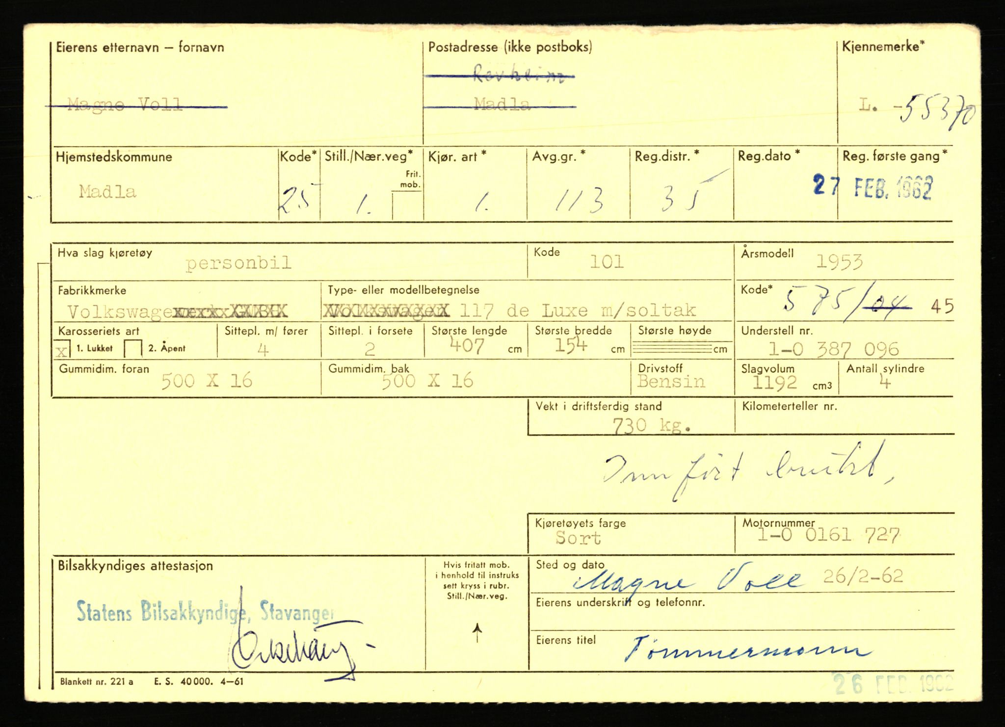 Stavanger trafikkstasjon, AV/SAST-A-101942/0/F/L0054: L-54200 - L-55699, 1930-1971, p. 2175