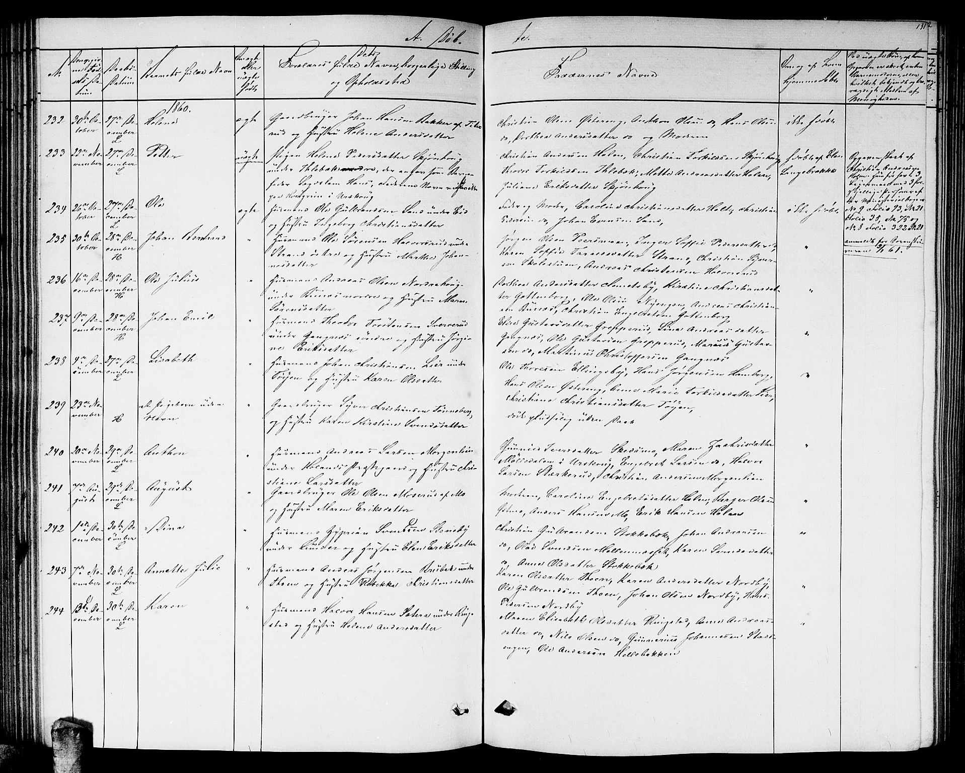 Høland prestekontor Kirkebøker, SAO/A-10346a/G/Ga/L0004: Parish register (copy) no. I 4, 1854-1862, p. 131