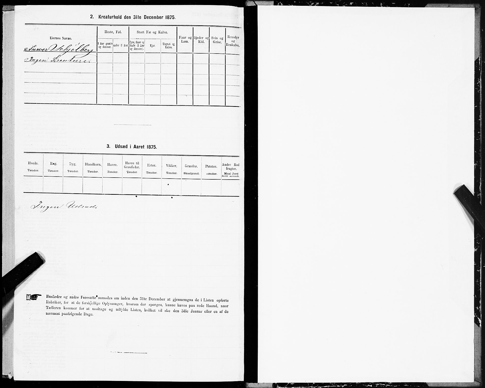 SAT, 1875 census for 1660P Strinda, 1875