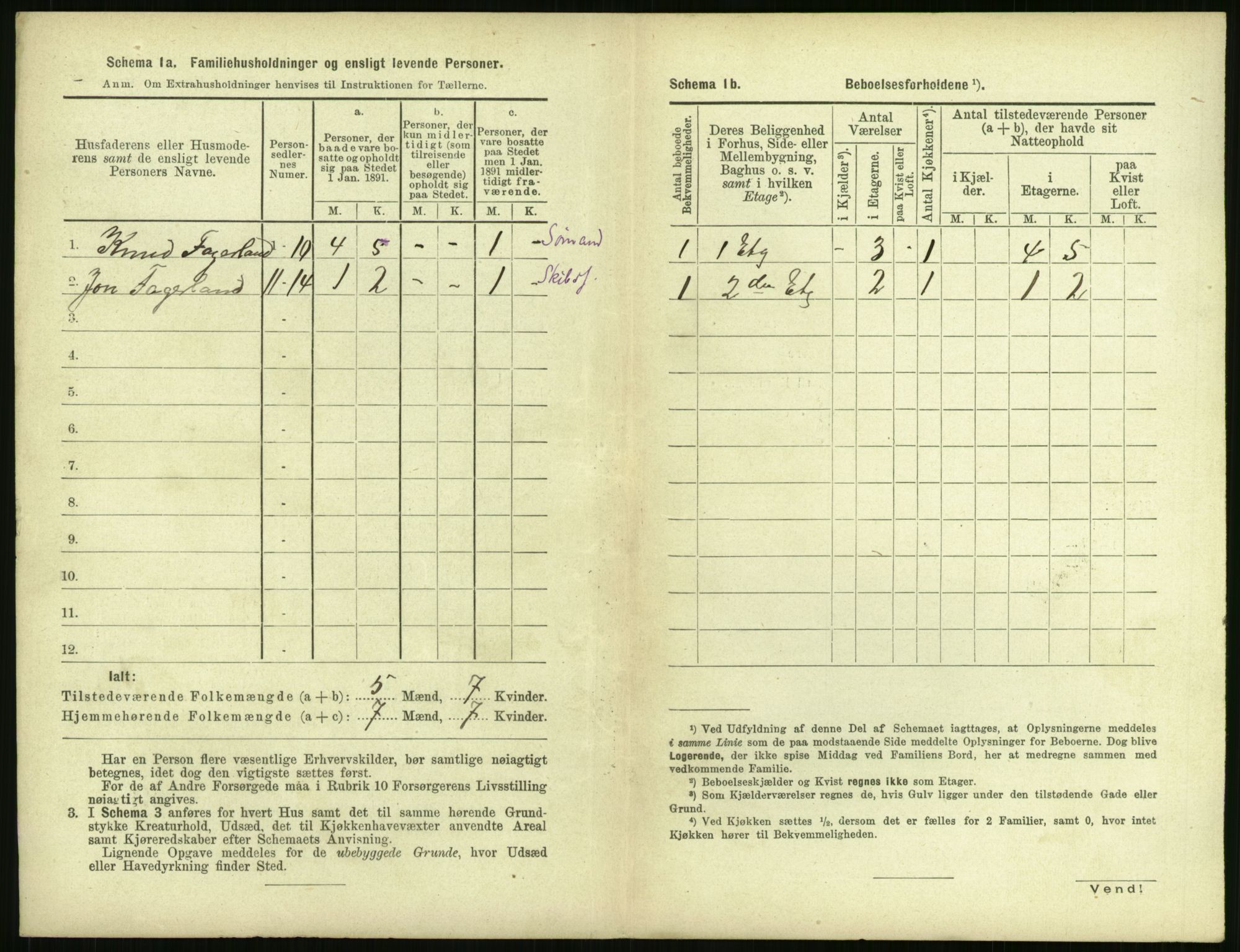 RA, 1891 census for 1106 Haugesund, 1891, p. 212