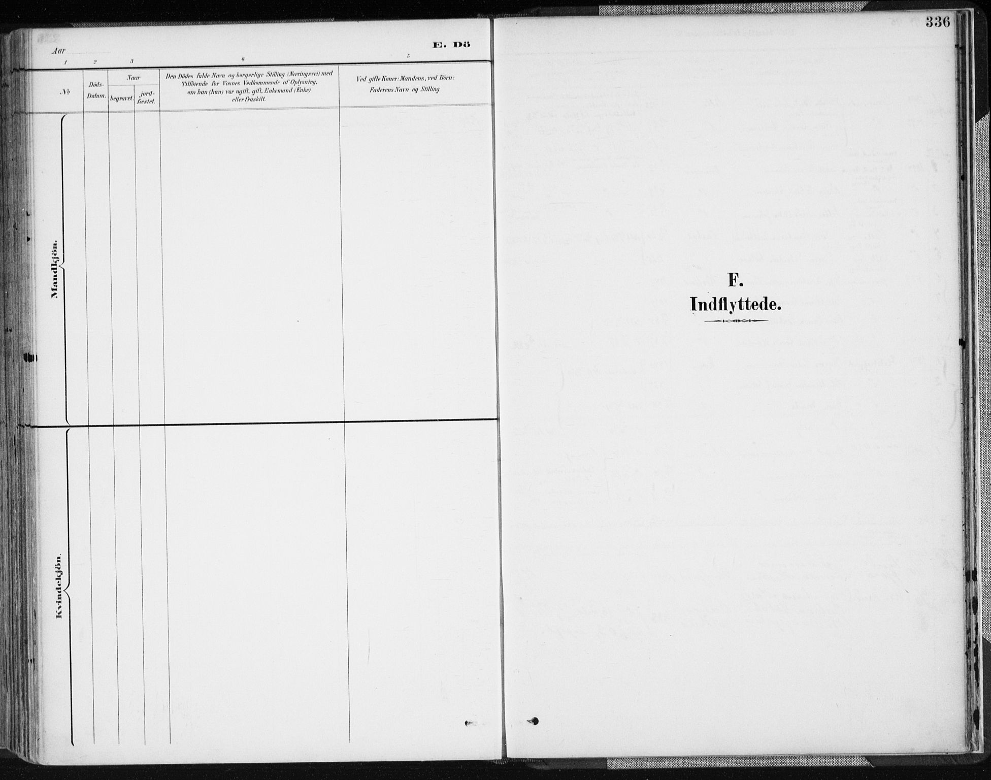 Lyngdal sokneprestkontor, AV/SAK-1111-0029/F/Fa/Fac/L0012: Parish register (official) no. A 12, 1894-1918, p. 336