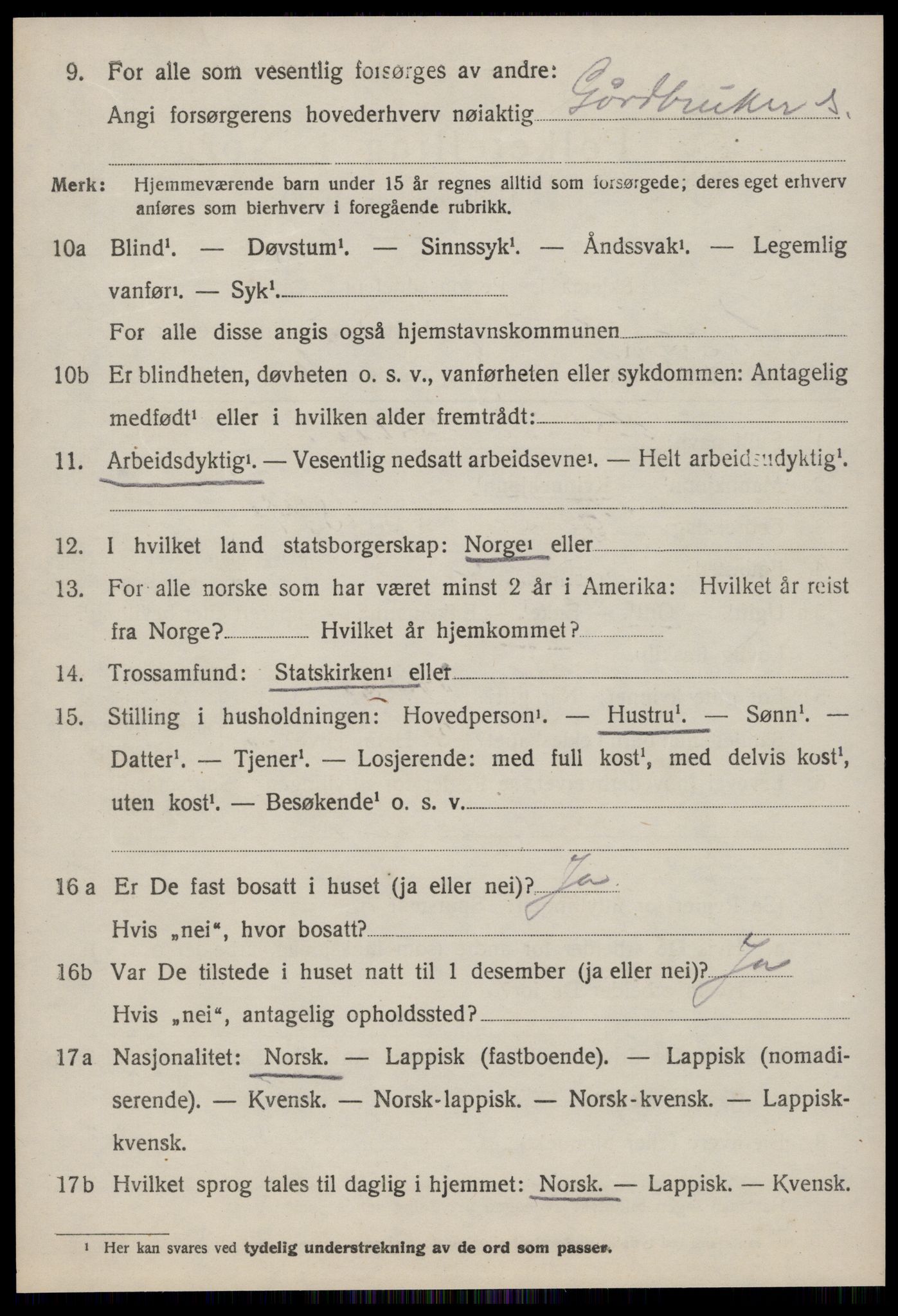 SAT, 1920 census for Meldal, 1920, p. 8502