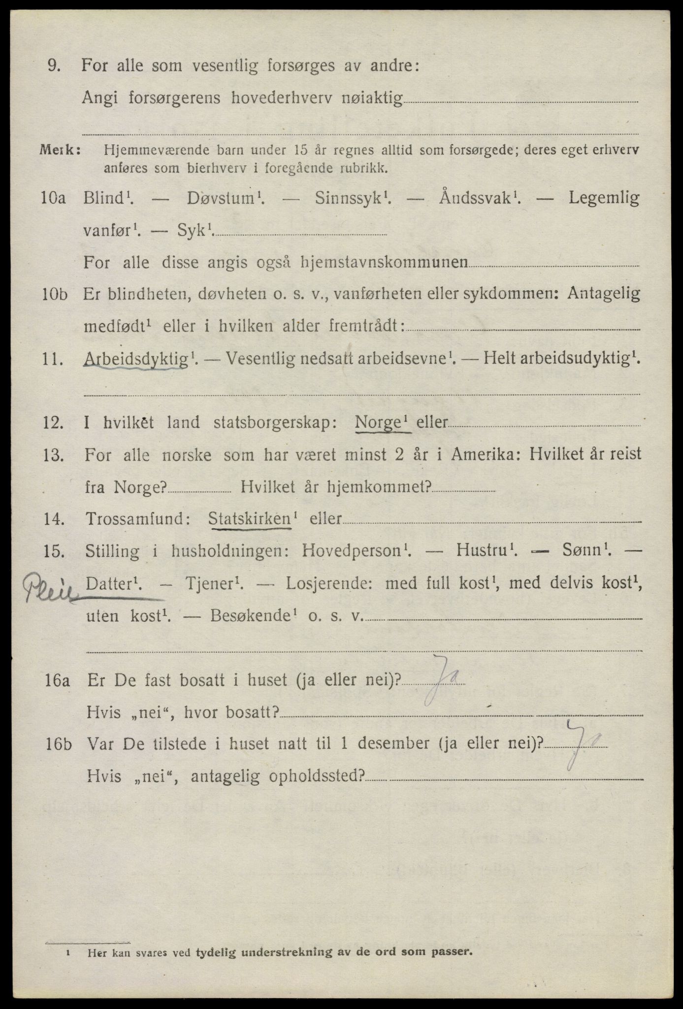 SAO, 1920 census for Onsøy, 1920, p. 4074
