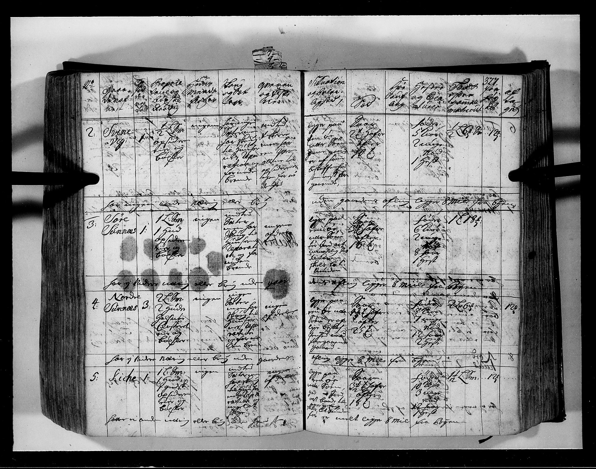 Rentekammeret inntil 1814, Realistisk ordnet avdeling, AV/RA-EA-4070/N/Nb/Nbf/L0134: Sunnhordland eksaminasjonsprotokoll, 1723, p. 324