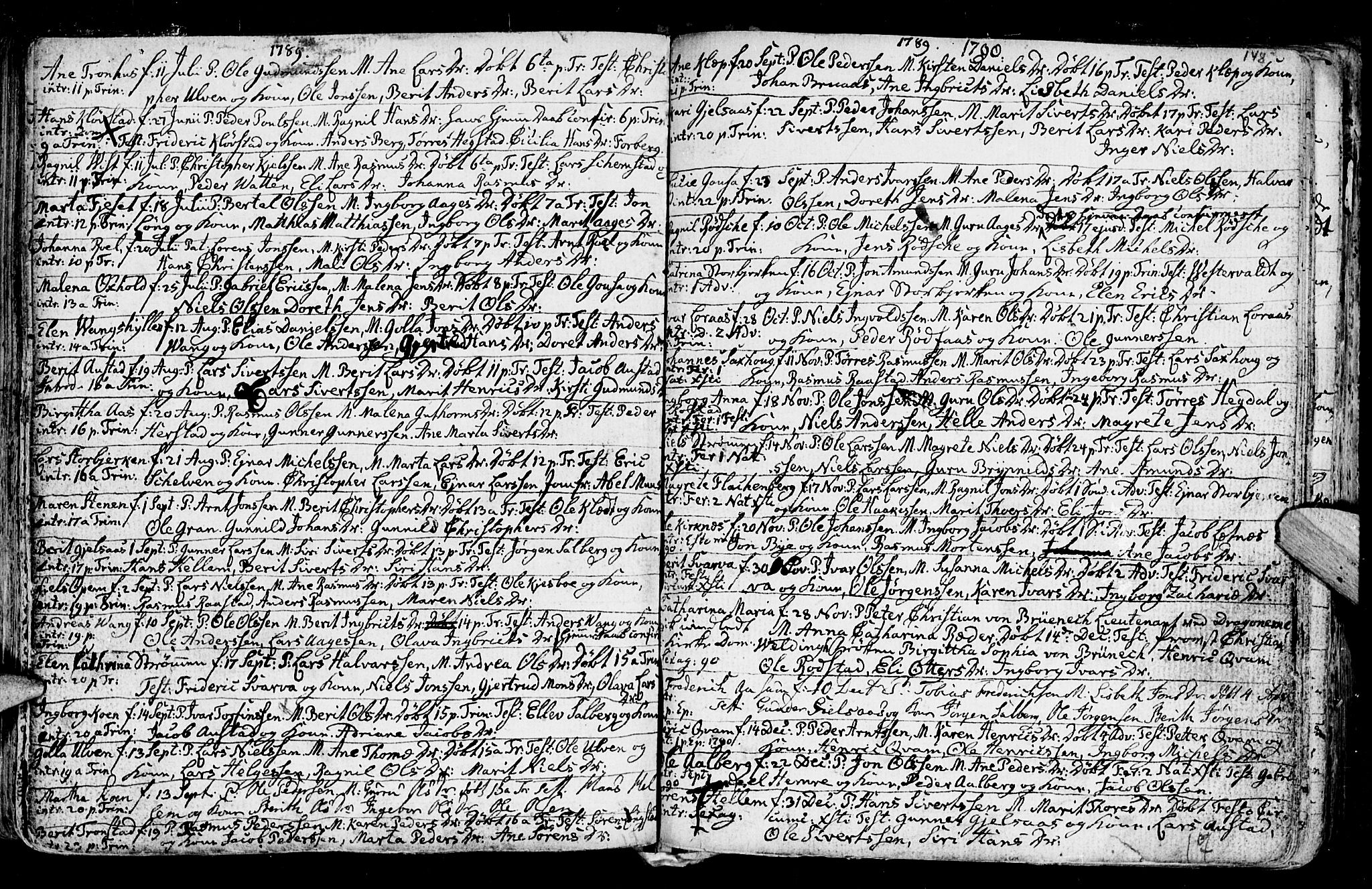 Ministerialprotokoller, klokkerbøker og fødselsregistre - Nord-Trøndelag, SAT/A-1458/730/L0273: Parish register (official) no. 730A02, 1762-1802, p. 148