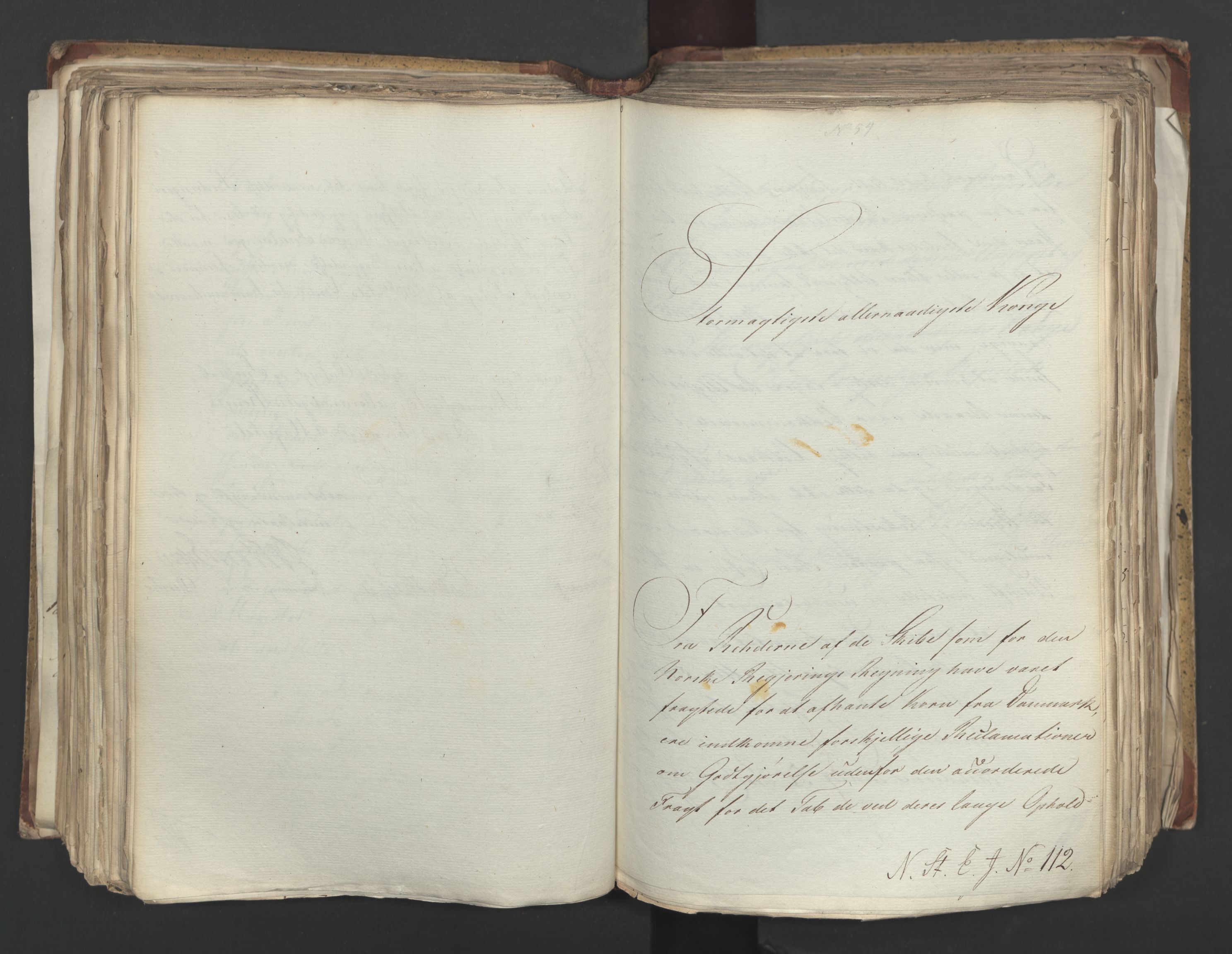 Statsrådsavdelingen i Stockholm, AV/RA-S-1003/D/Da/L0001: Regjeringsinnstillinger nr. 1-262, 1814-1815, p. 239