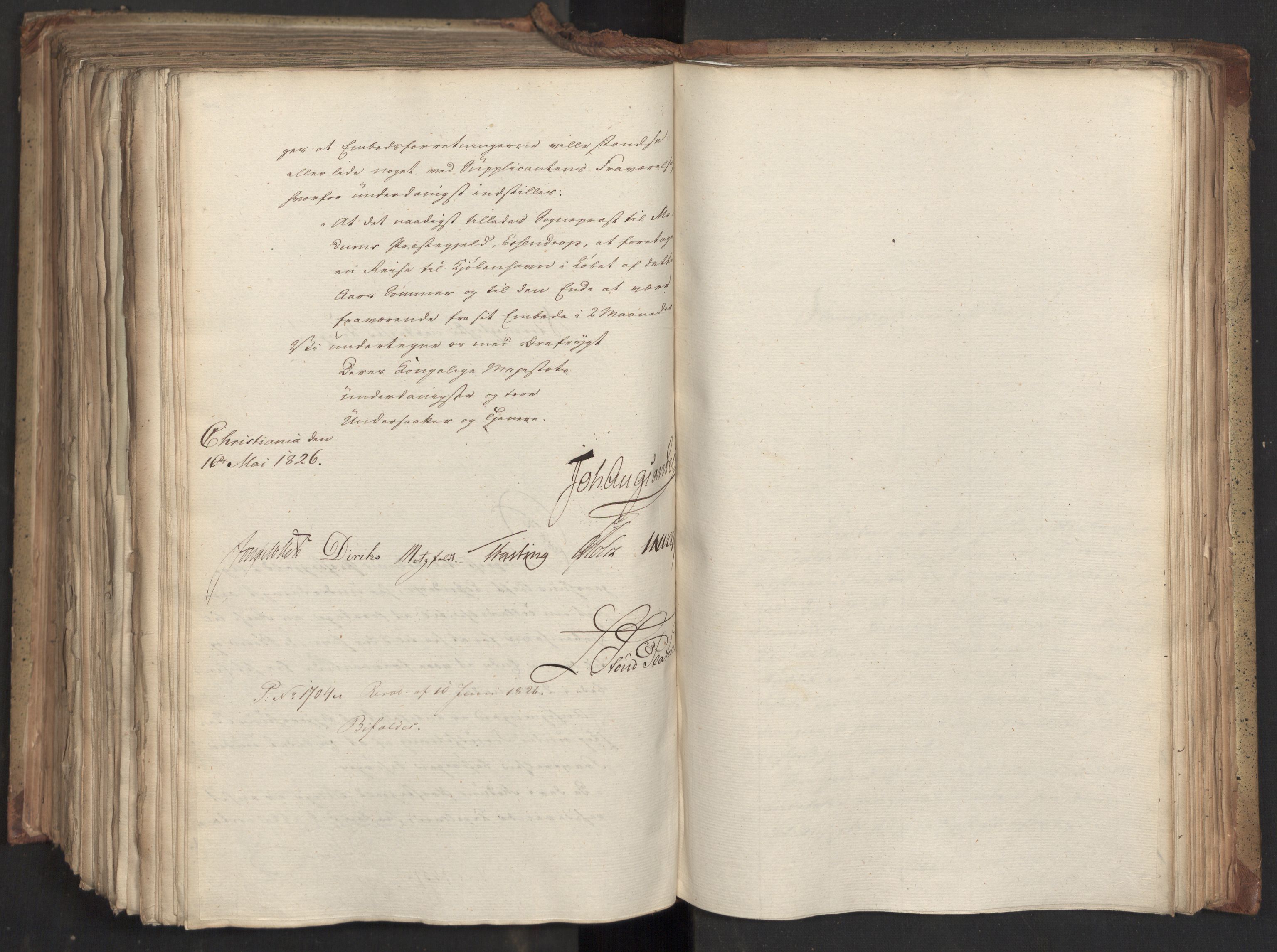 Statsrådsavdelingen i Stockholm, AV/RA-S-1003/D/Da/L0046: Regjeringsinnstillinger nr. 3308-3500, 1826, p. 425