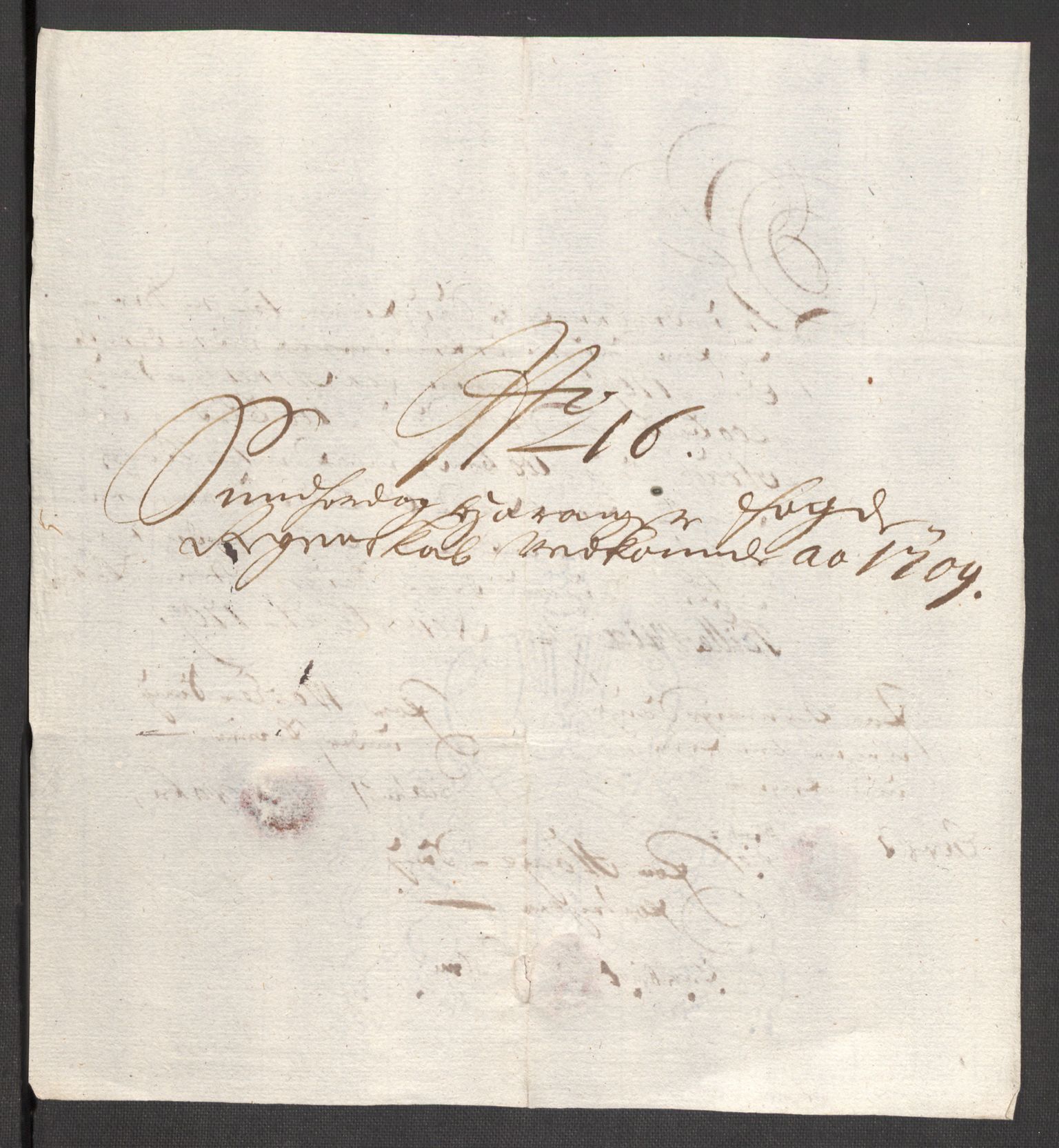 Rentekammeret inntil 1814, Reviderte regnskaper, Fogderegnskap, AV/RA-EA-4092/R48/L2986: Fogderegnskap Sunnhordland og Hardanger, 1709-1710, p. 148