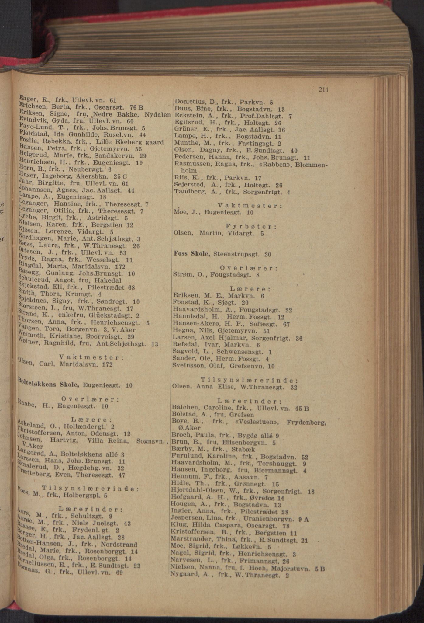 Kristiania/Oslo adressebok, PUBL/-, 1918, p. 224