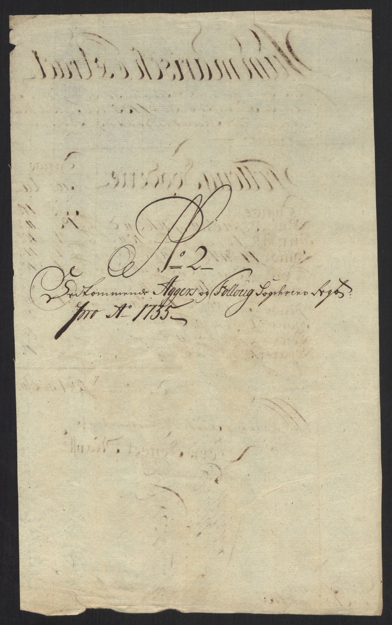 Rentekammeret inntil 1814, Reviderte regnskaper, Fogderegnskap, RA/EA-4092/R10/L0474: Fogderegnskap Aker og Follo, 1735, p. 35