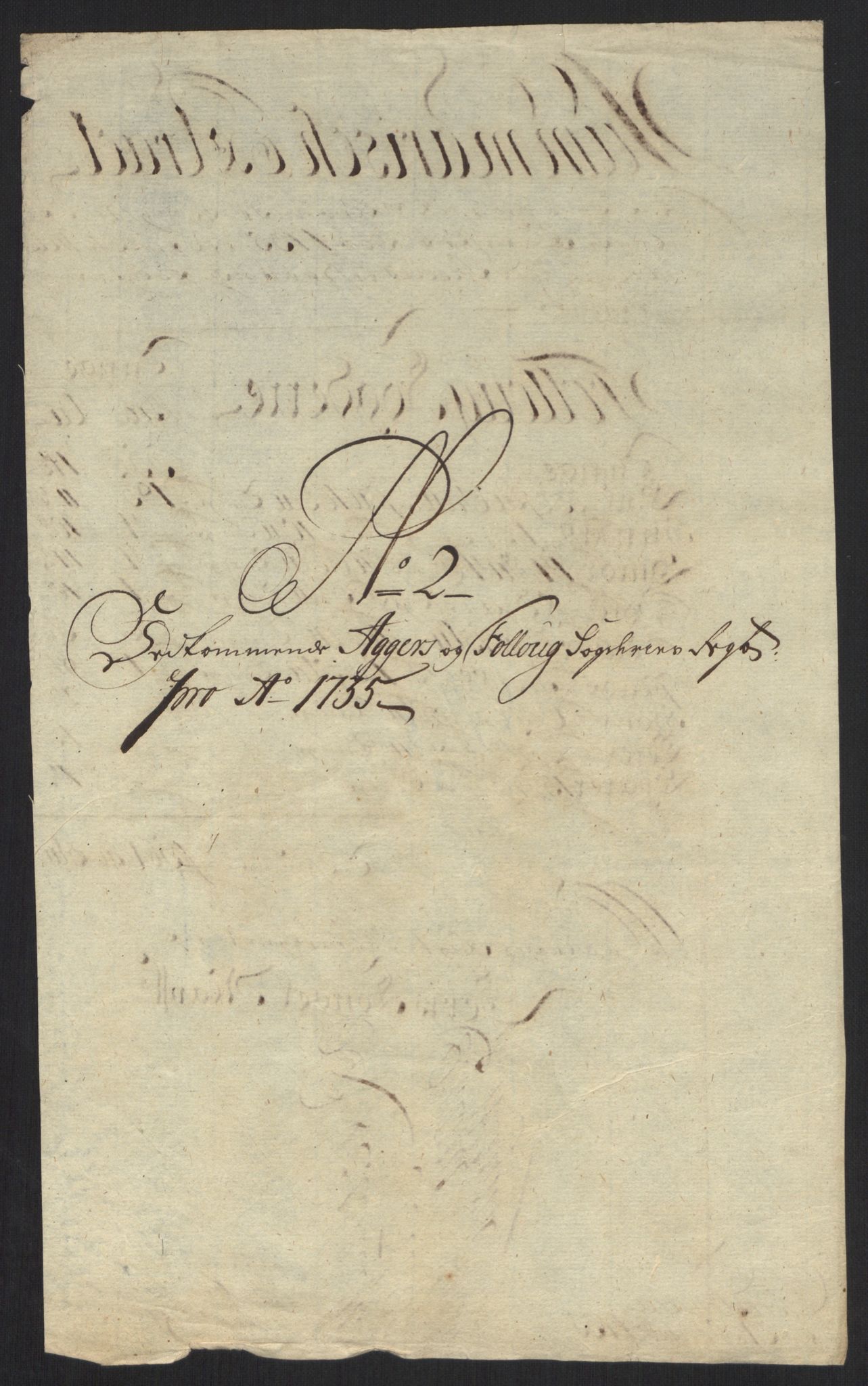 Rentekammeret inntil 1814, Reviderte regnskaper, Fogderegnskap, AV/RA-EA-4092/R10/L0474: Fogderegnskap Aker og Follo, 1735, p. 35