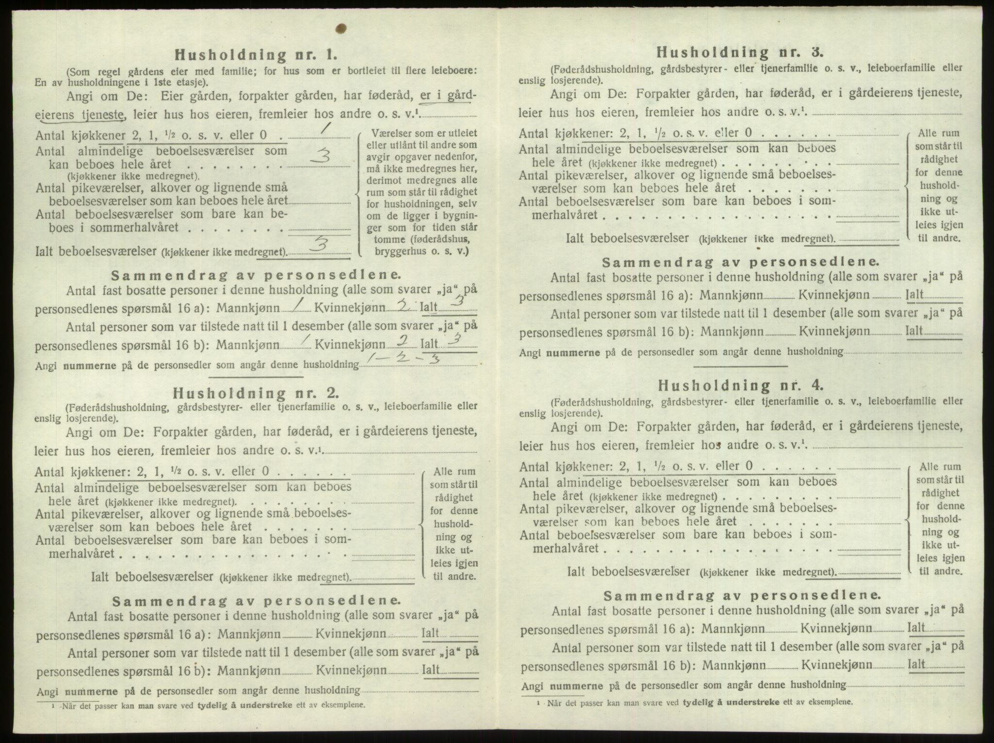 SAO, 1920 census for Torsnes, 1920, p. 478