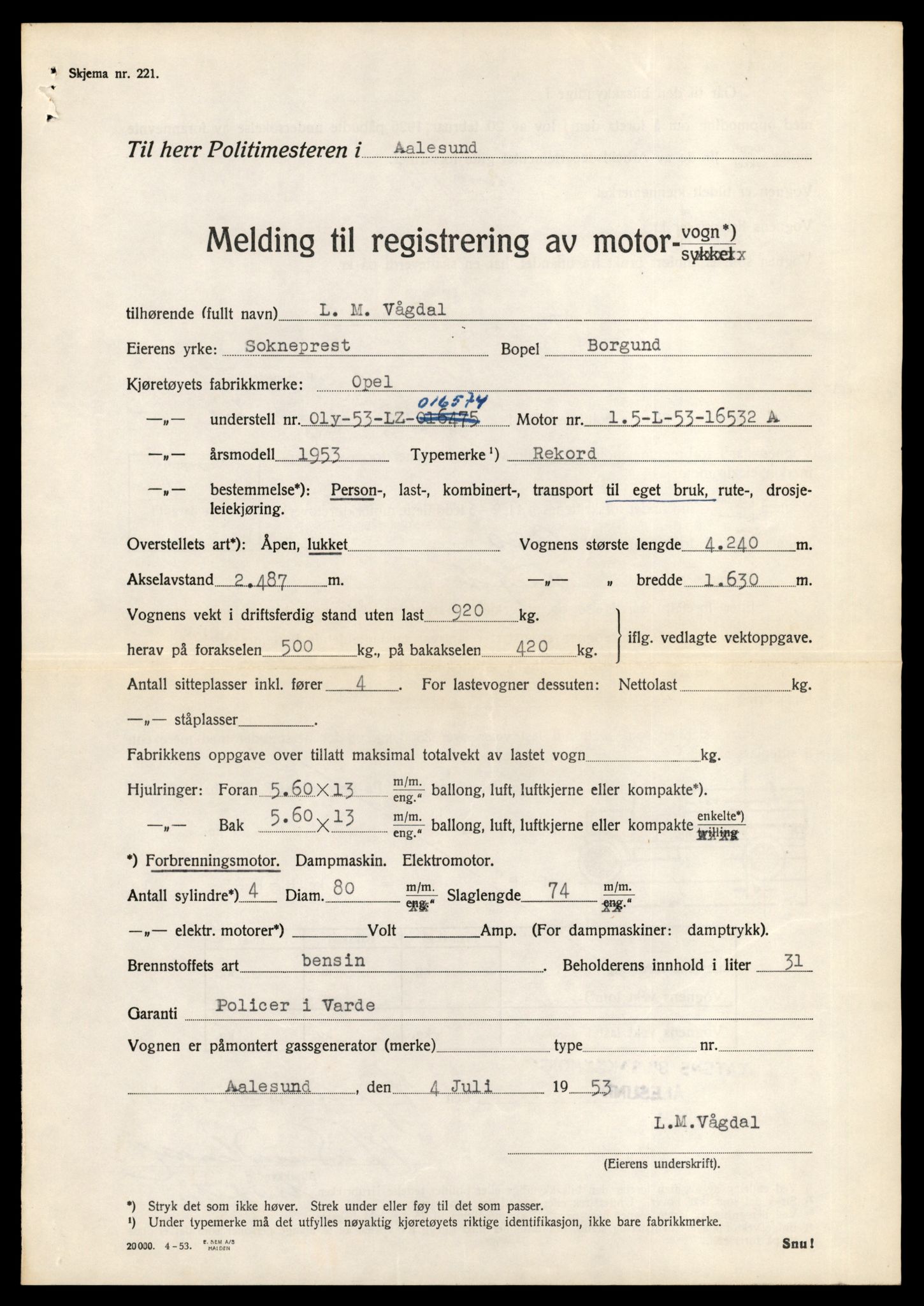Møre og Romsdal vegkontor - Ålesund trafikkstasjon, AV/SAT-A-4099/F/Fe/L0044: Registreringskort for kjøretøy T 14205 - T 14319, 1927-1998, p. 447