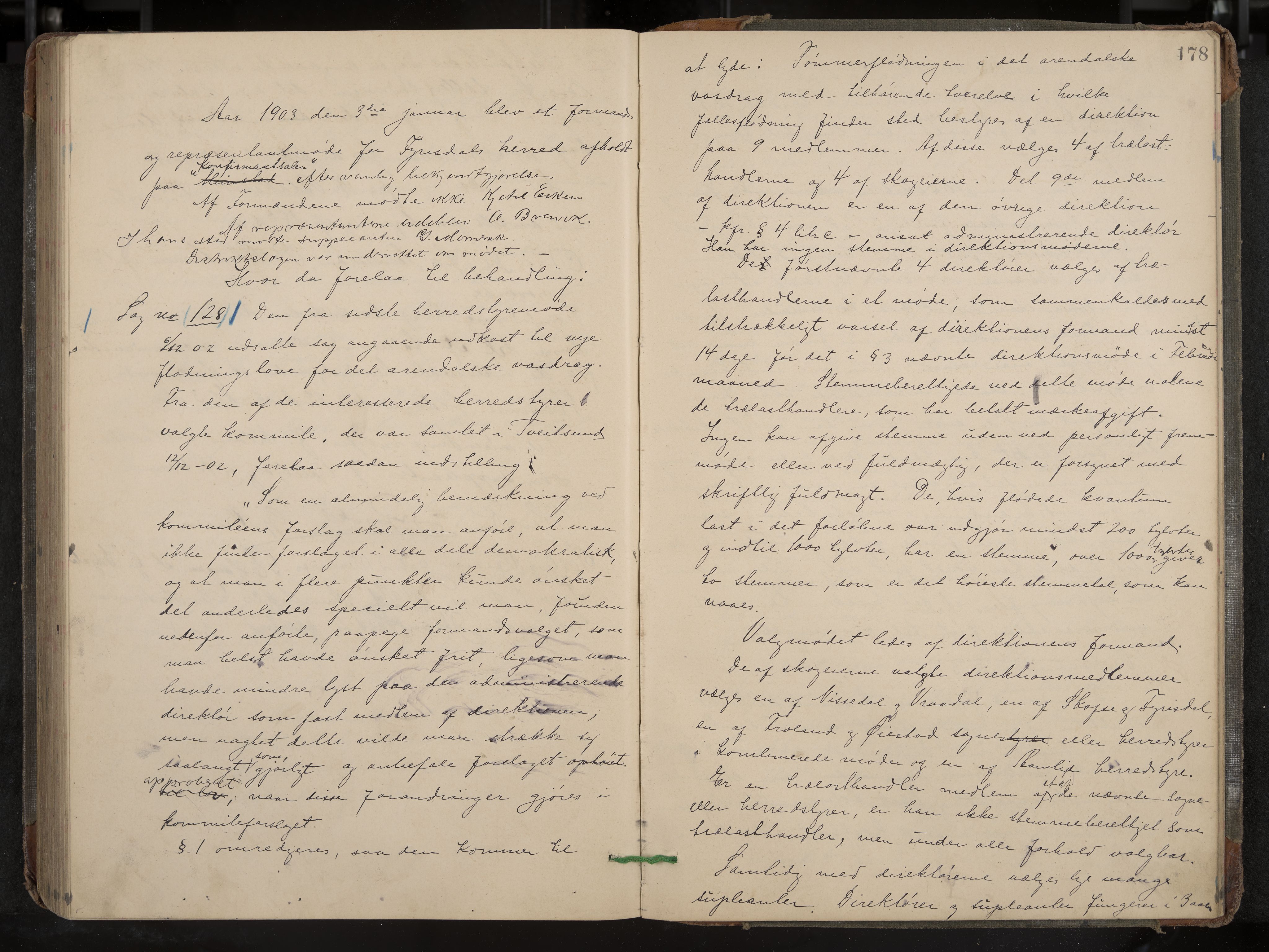 Fyresdal formannskap og sentraladministrasjon, IKAK/0831021-1/Aa/L0003: Møtebok, 1894-1903, p. 178