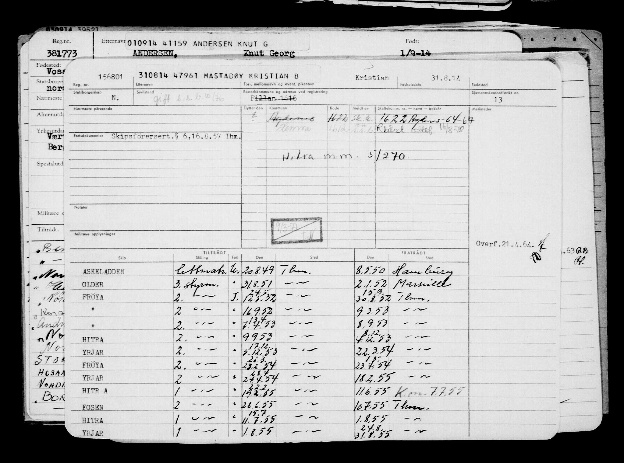 Direktoratet for sjømenn, AV/RA-S-3545/G/Gb/L0123: Hovedkort, 1914, p. 514