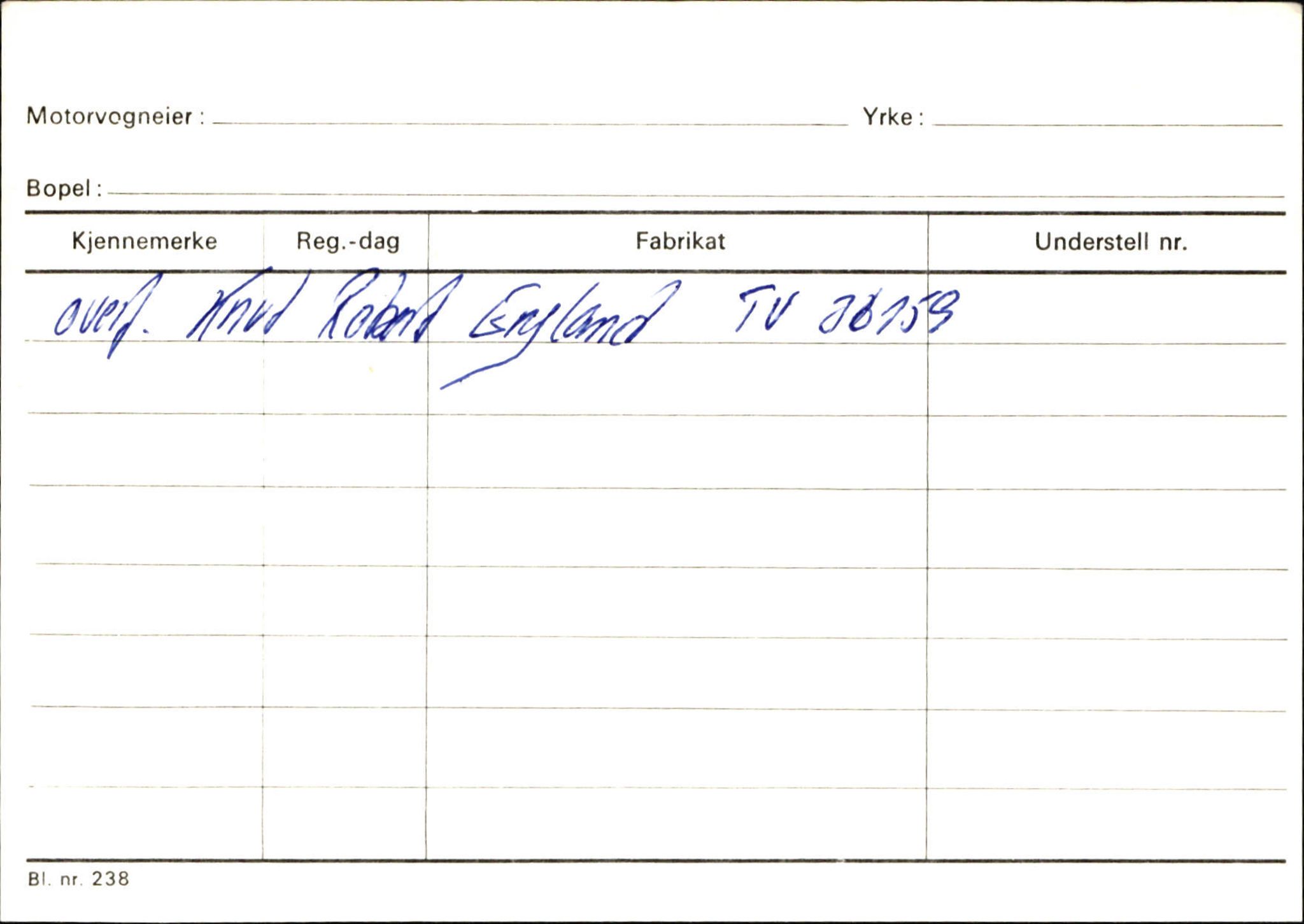 Statens vegvesen, Sogn og Fjordane vegkontor, SAB/A-5301/4/F/L0130: Eigarregister Eid T-Å. Høyanger A-O, 1945-1975, p. 2071