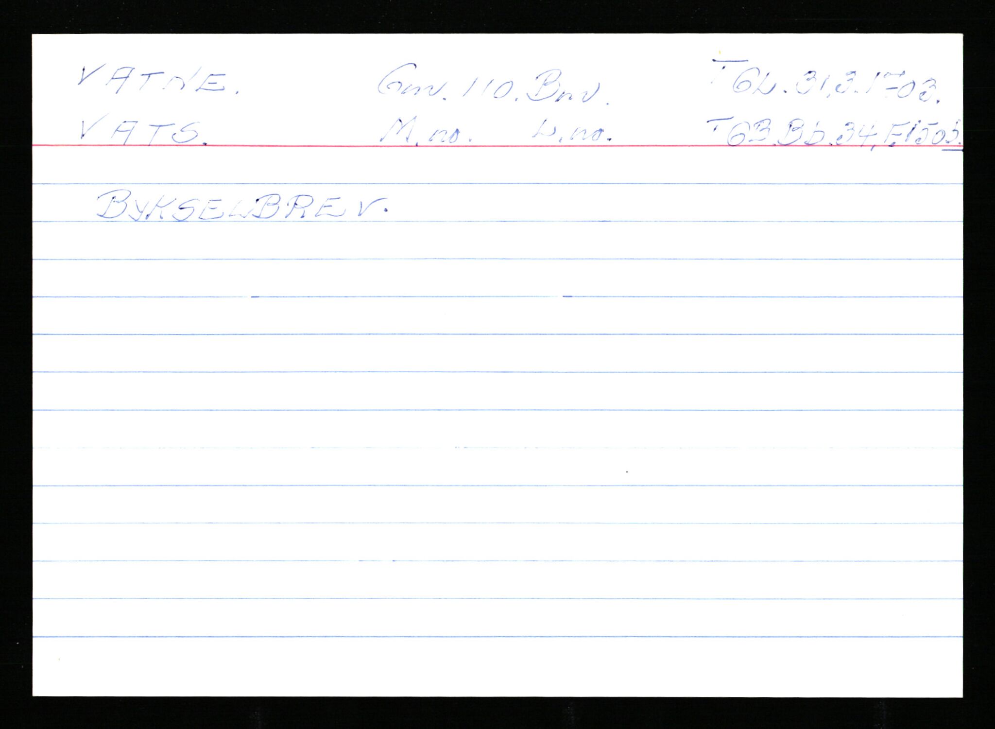 Statsarkivet i Stavanger, AV/SAST-A-101971/03/Y/Ym/L0065: Åstedskort sortert etter gårdsnavn: Vatland - Vervig, 1600-1950, p. 61