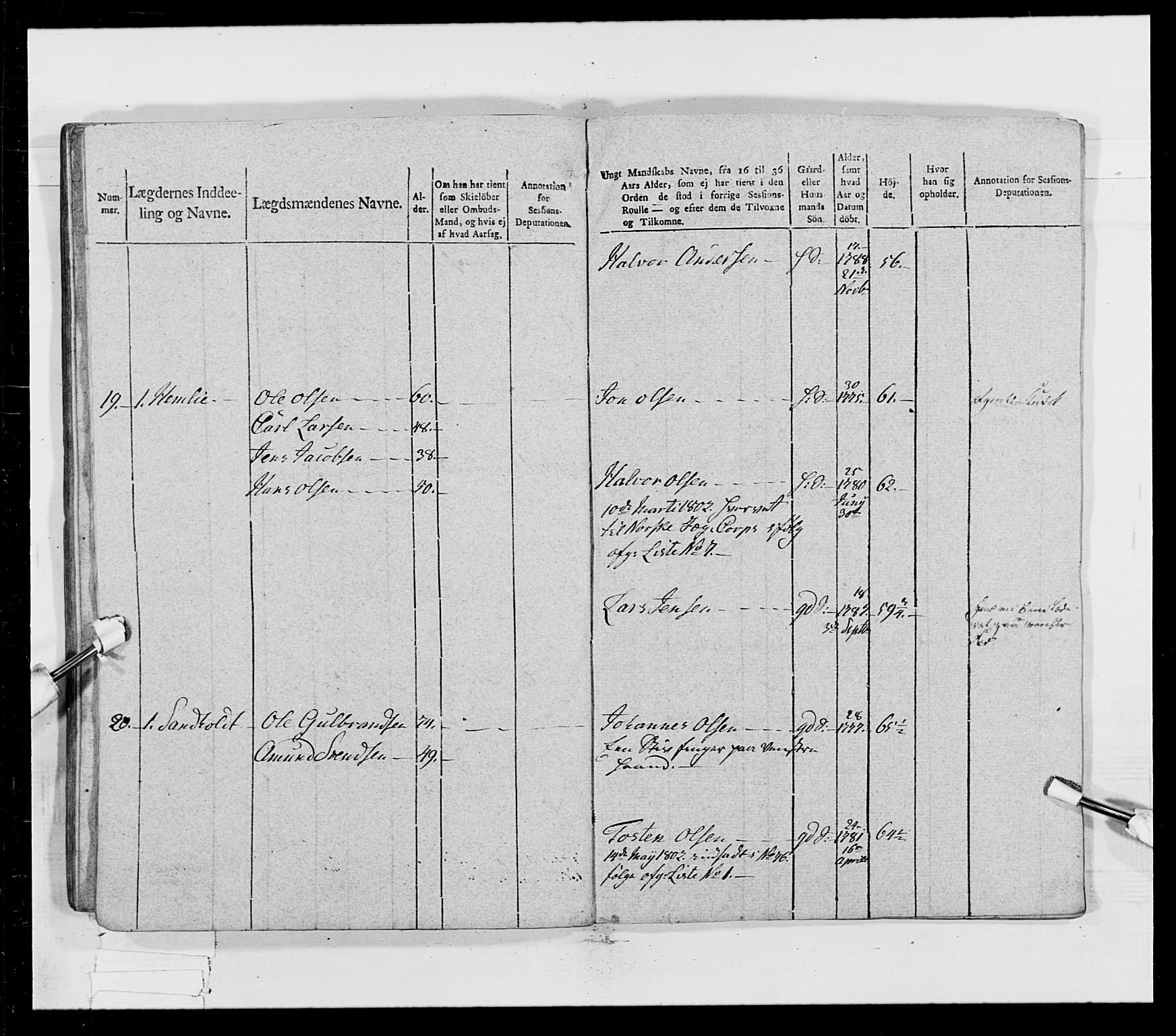 Generalitets- og kommissariatskollegiet, Det kongelige norske kommissariatskollegium, AV/RA-EA-5420/E/Eh/L0023: Norske jegerkorps, 1805, p. 65