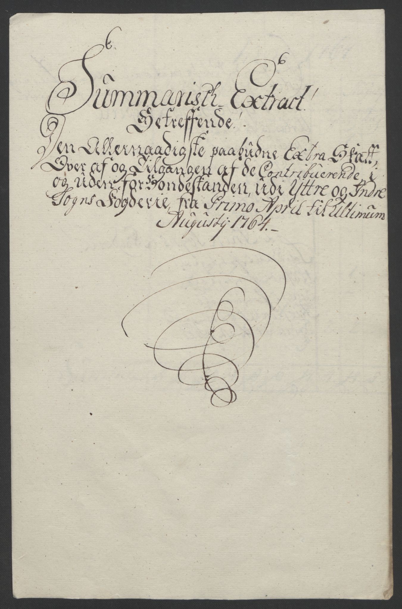 Rentekammeret inntil 1814, Realistisk ordnet avdeling, AV/RA-EA-4070/Ol/L0018: [Gg 10]: Ekstraskatten, 23.09.1762. Sogn, 1762-1772, p. 99