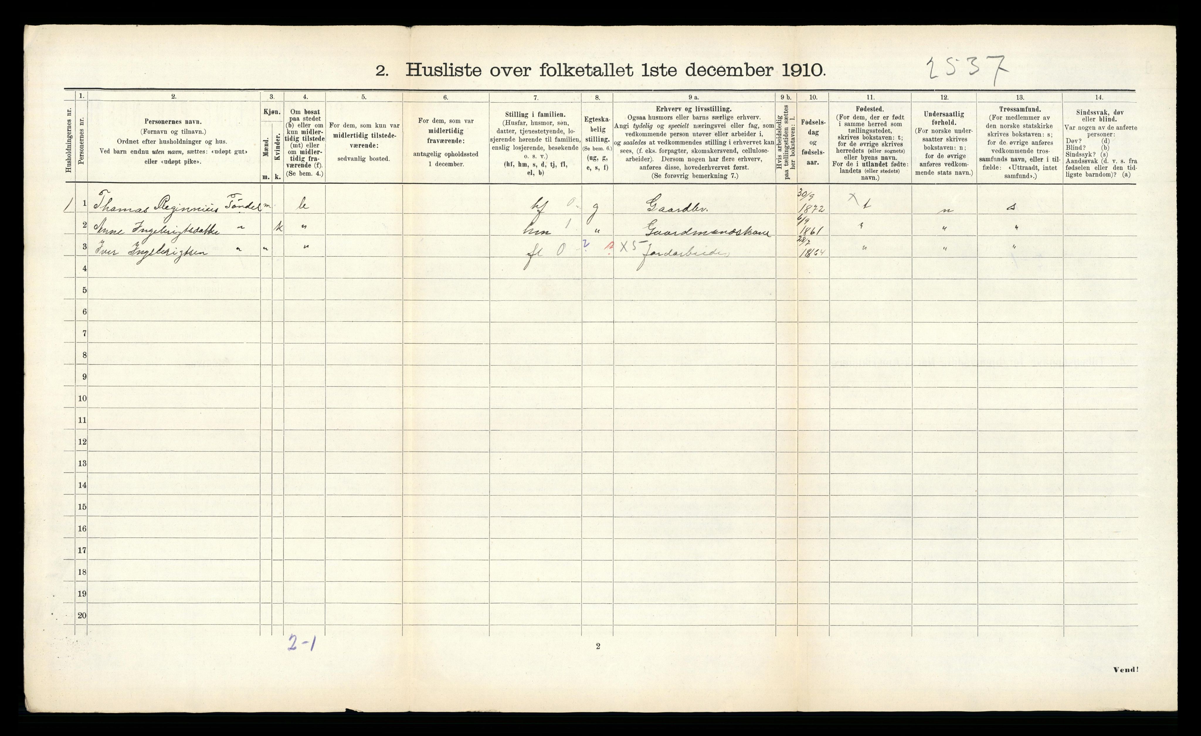 RA, 1910 census for Lensvik, 1910, p. 30