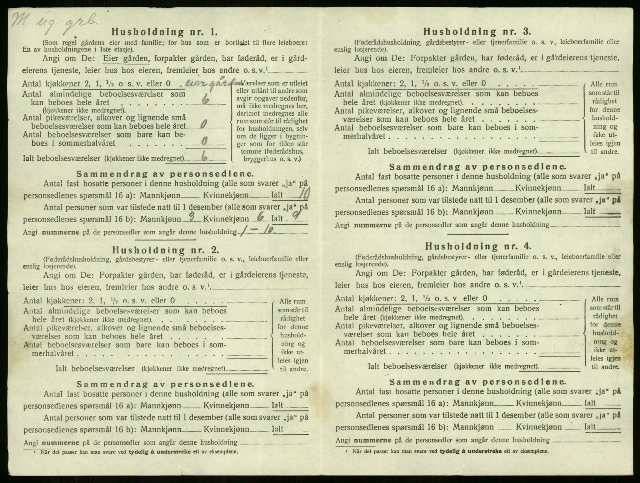 SAKO, 1920 census for Hole, 1920, p. 776