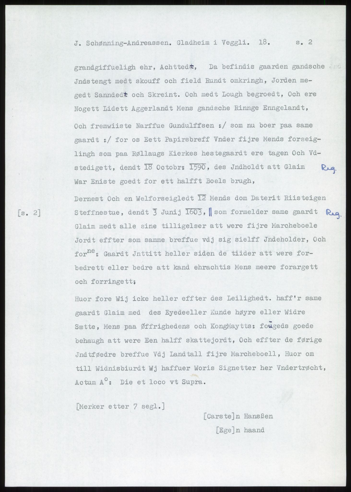 Samlinger til kildeutgivelse, Diplomavskriftsamlingen, AV/RA-EA-4053/H/Ha, p. 138