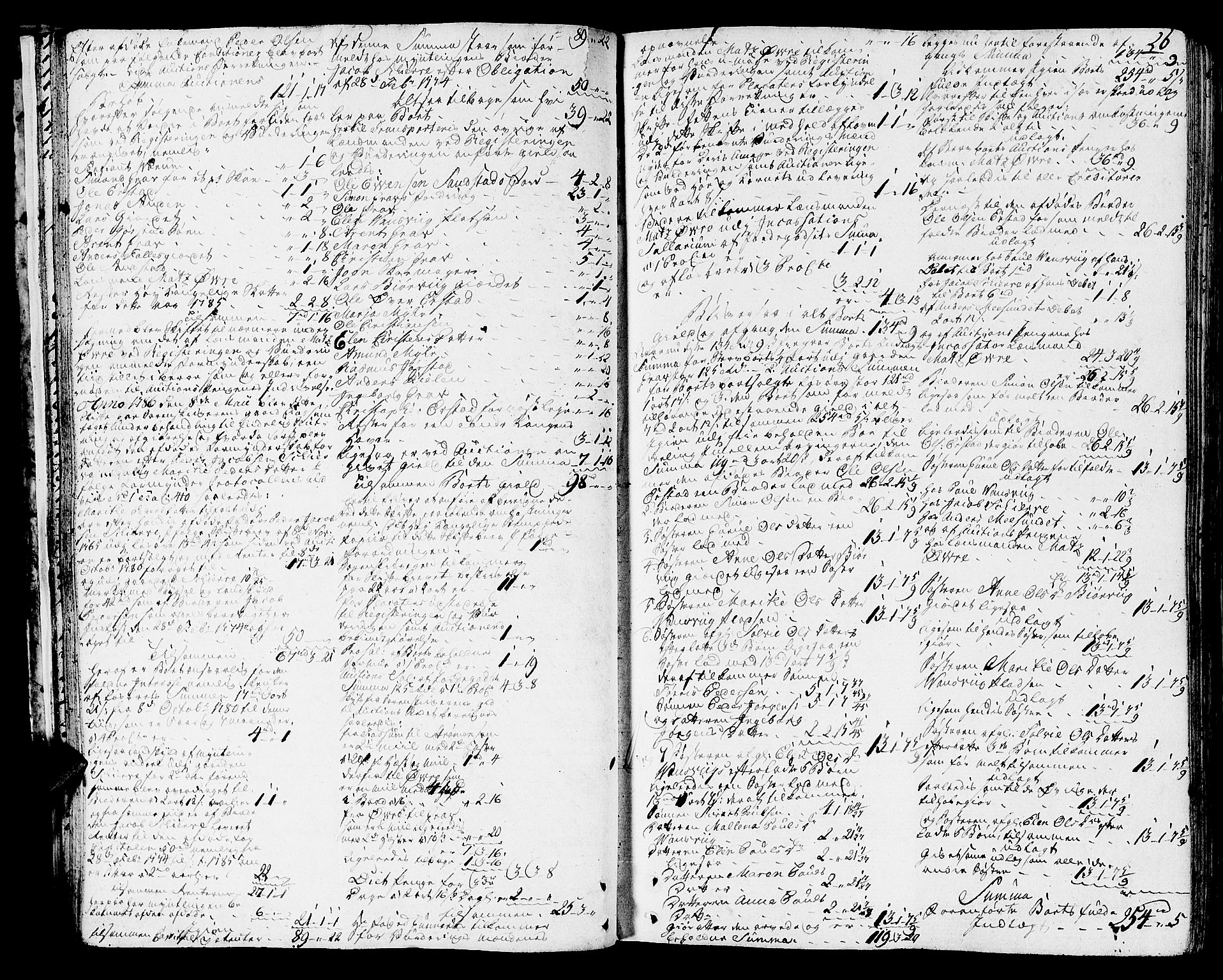 Inderøy sorenskriveri, AV/SAT-A-4147/1/3/3A/L0014: Skifteprotokoll, 1785-1796, p. 25b-26a