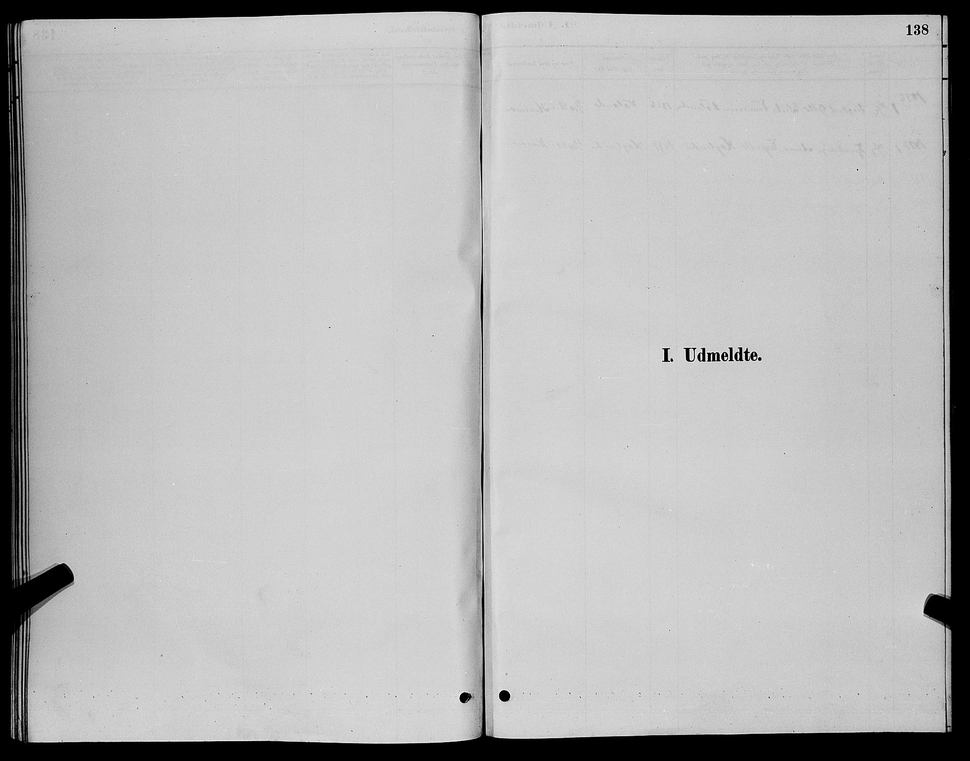 Nord-Audnedal sokneprestkontor, SAK/1111-0032/F/Fb/Fba/L0003: Parish register (copy) no. B 3, 1881-1900, p. 138