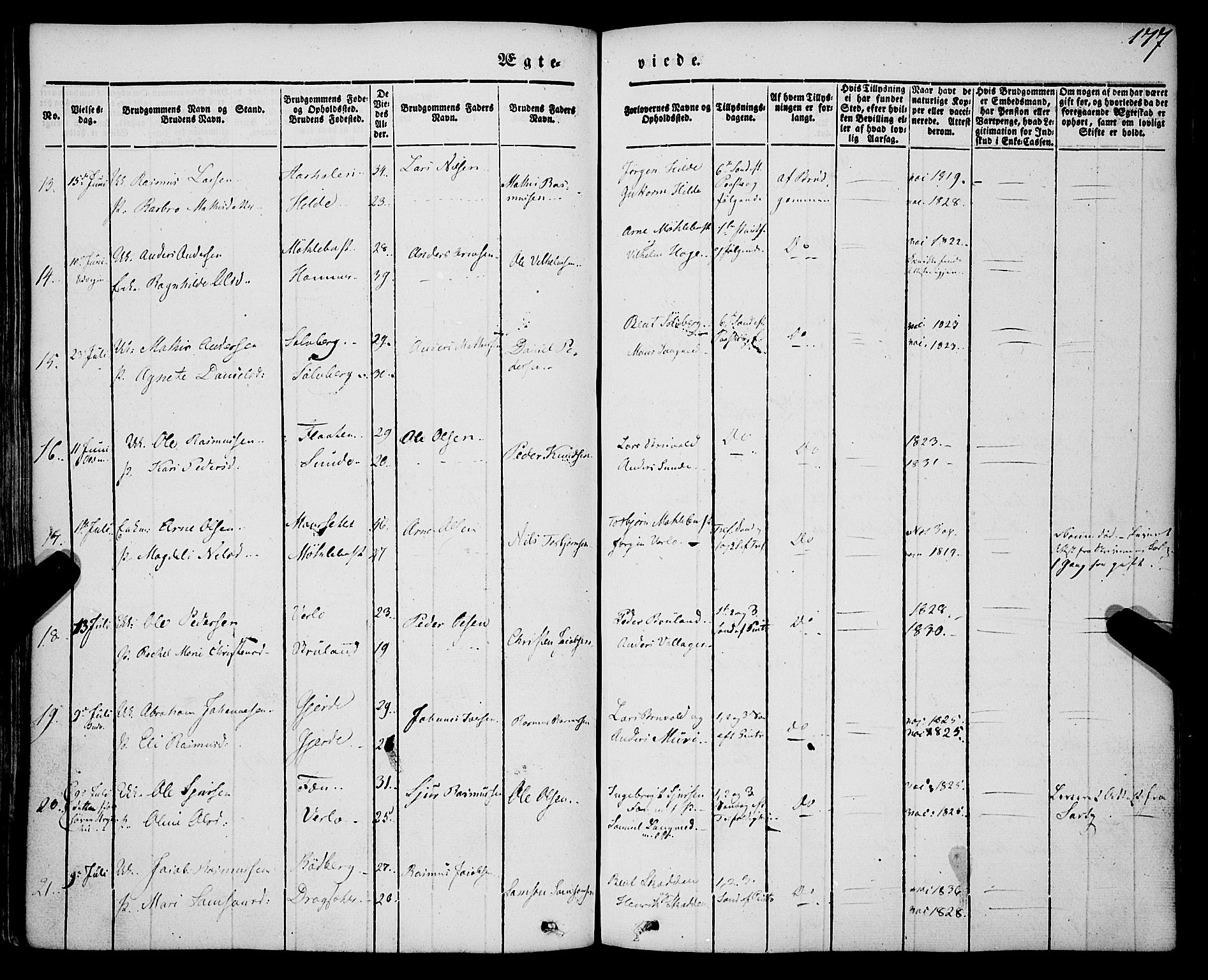 Innvik sokneprestembete, AV/SAB-A-80501: Parish register (official) no. A 5, 1847-1865, p. 177