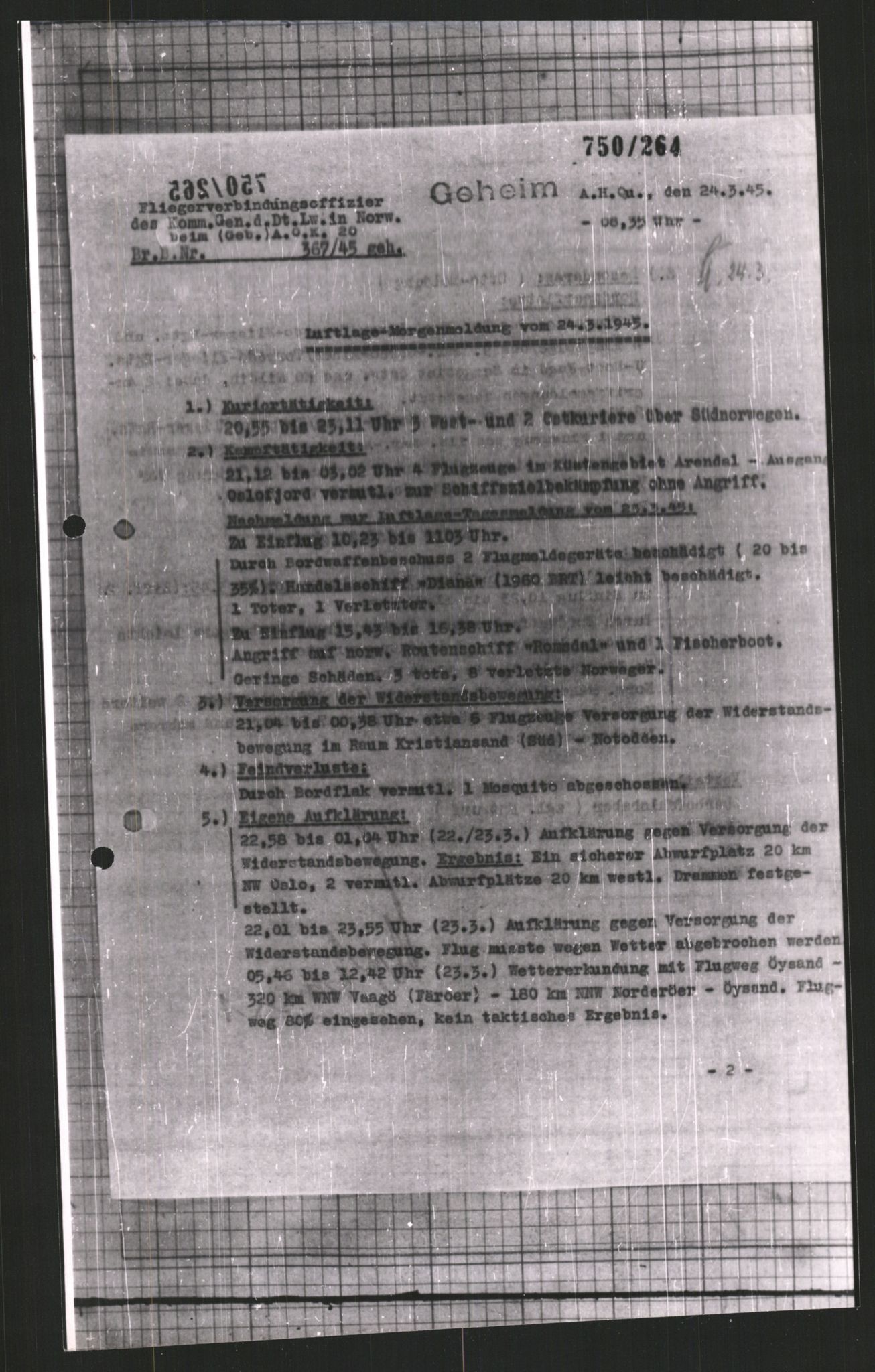 Forsvarets Overkommando. 2 kontor. Arkiv 11.4. Spredte tyske arkivsaker, AV/RA-RAFA-7031/D/Dar/Dara/L0008: Krigsdagbøker for 20. Gebirgs-Armee-Oberkommando (AOK 20), 1945, p. 659