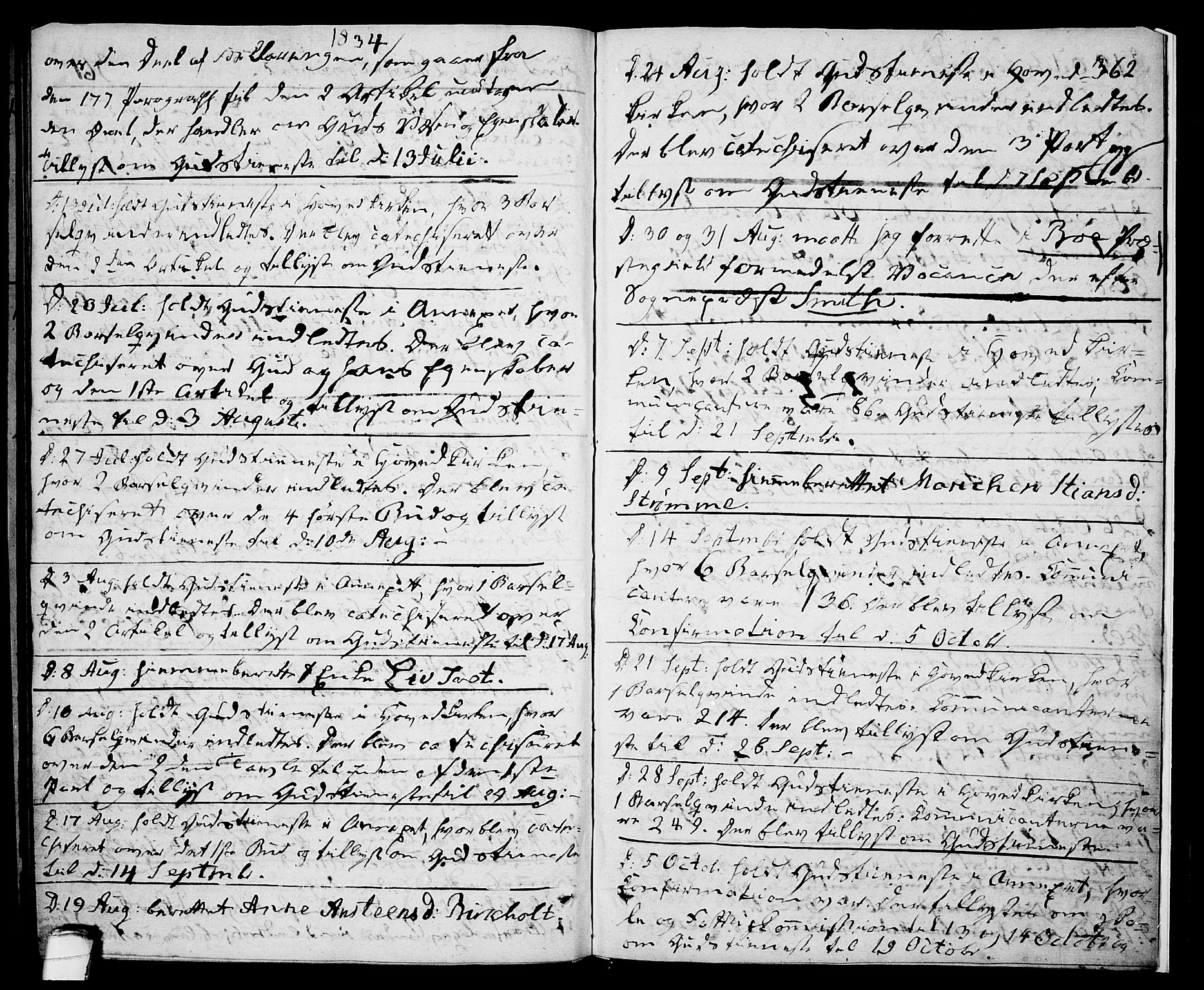 Drangedal kirkebøker, SAKO/A-258/F/Fa/L0006: Parish register (official) no. 6, 1831-1837, p. 362